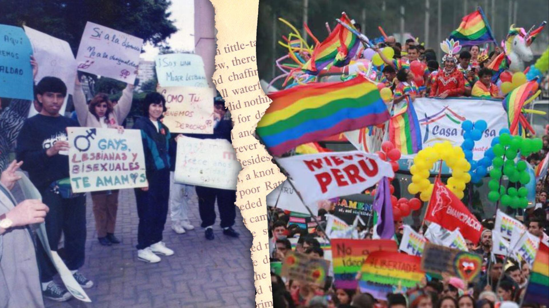 La primera Marcha del Orgullo en Lima sentó las bases de un movimiento que sigue fuerte hasta hoy. Conoce los detalles de esta movilización pionera en defensa de los derechos LGTBI.
(Composición Infobae Perú)