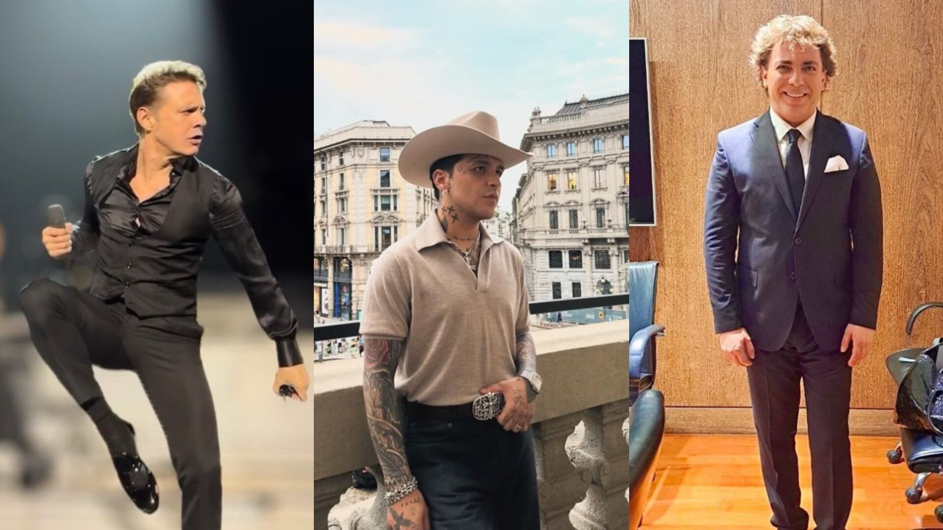 Christian Nodal Cristian Castro Luis Miguel