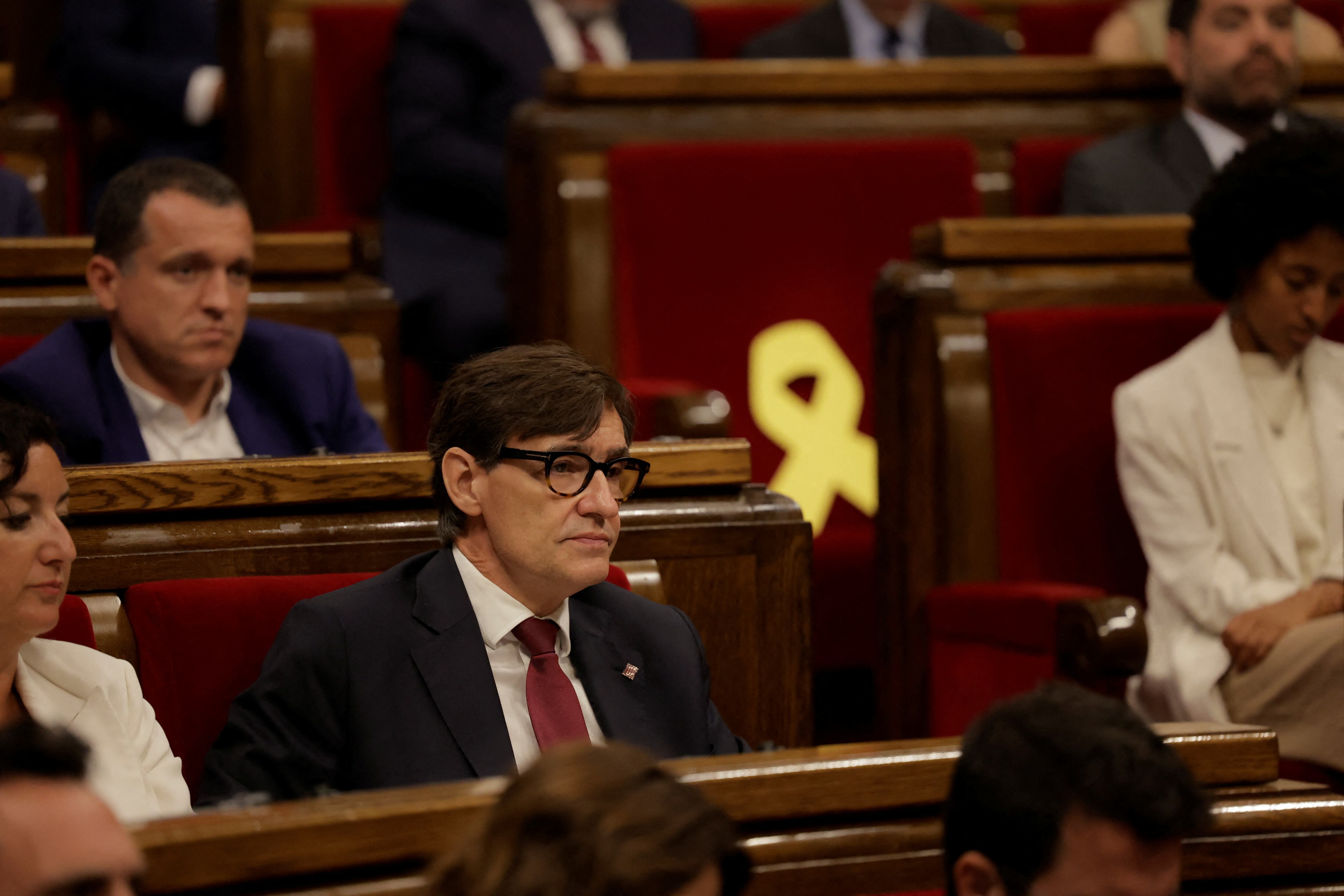 El candidato Salvador Illa del Partido Socialista de Cataluña (PSC). (Jon Nazca/REUTERS)