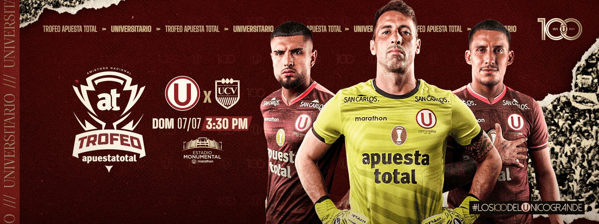 Universitario de Deportes jugará su tercer amistoso frente César Vallejo este domingo 7 de julio en el estadio Monumental.