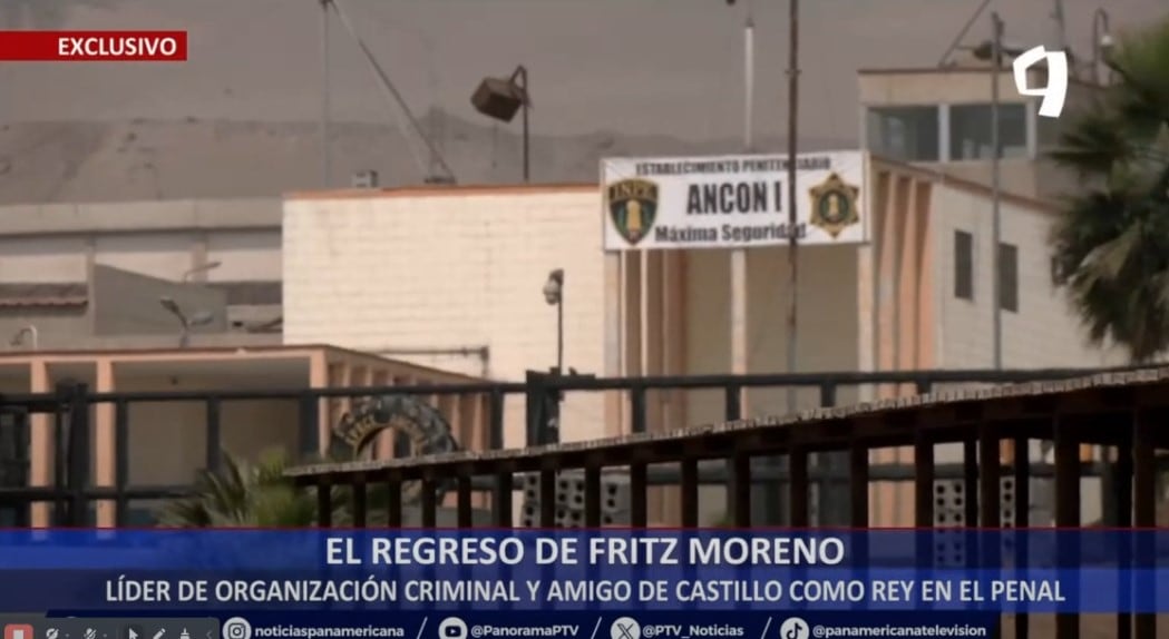 Fritz Moreno Cossio seguía operando su imperio delictivo de autos de lujo dentro de penal Ancón 1. (Captura: Panorama)