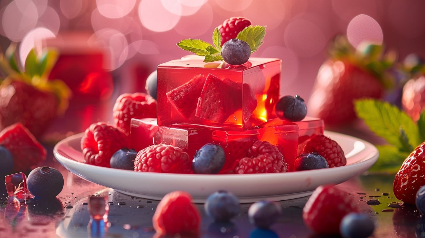 Postre de gelatina
Gelatina con frutas frescas
Frutas rojas en gelatina
Gelatina de moras
Frambuesas decorativas
Gelatina nutritiva
Receta de postre
Ingredientes saludables
Cocina saludable
Gelatina festiva
Merienda con frutas
Postre de verano
Dulce con frutas
Gelatina colorida
- (Imagen Ilustrativa Infobae)