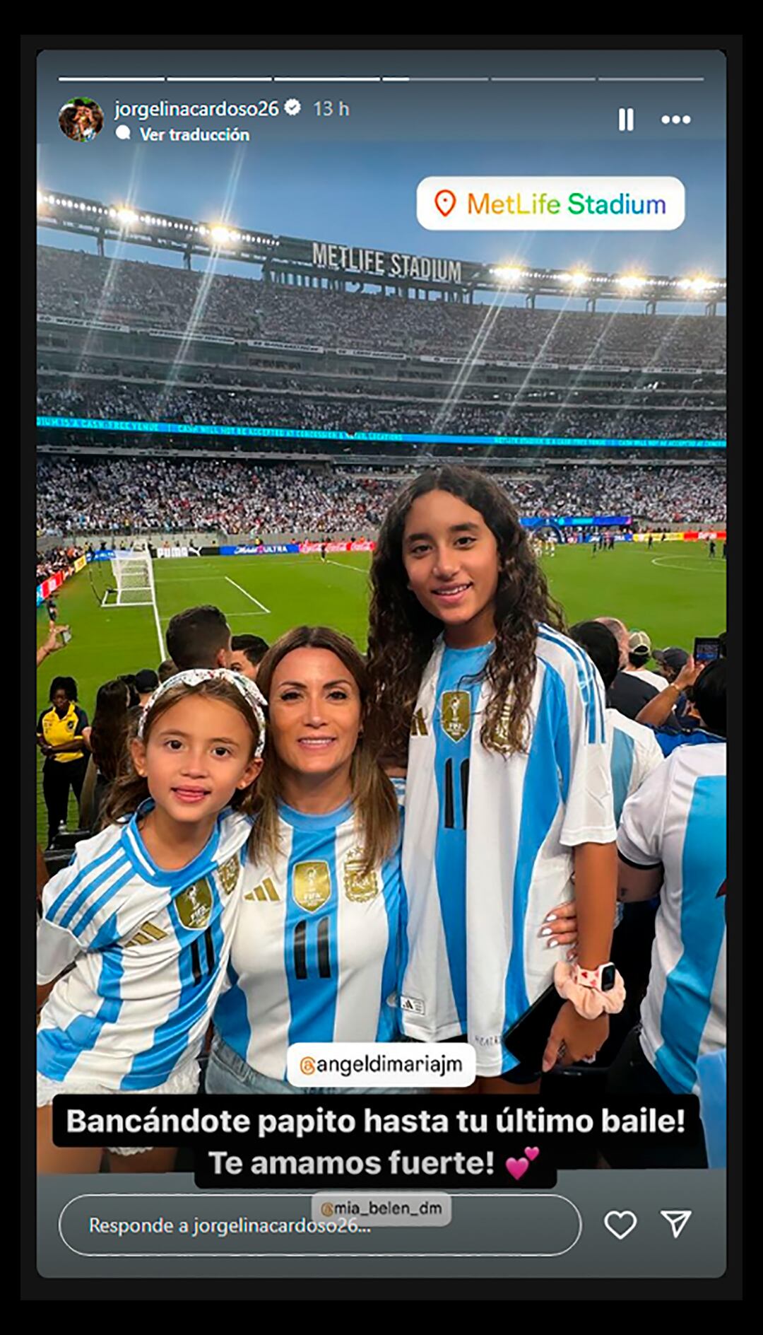 Esposas jugadores selección argentina