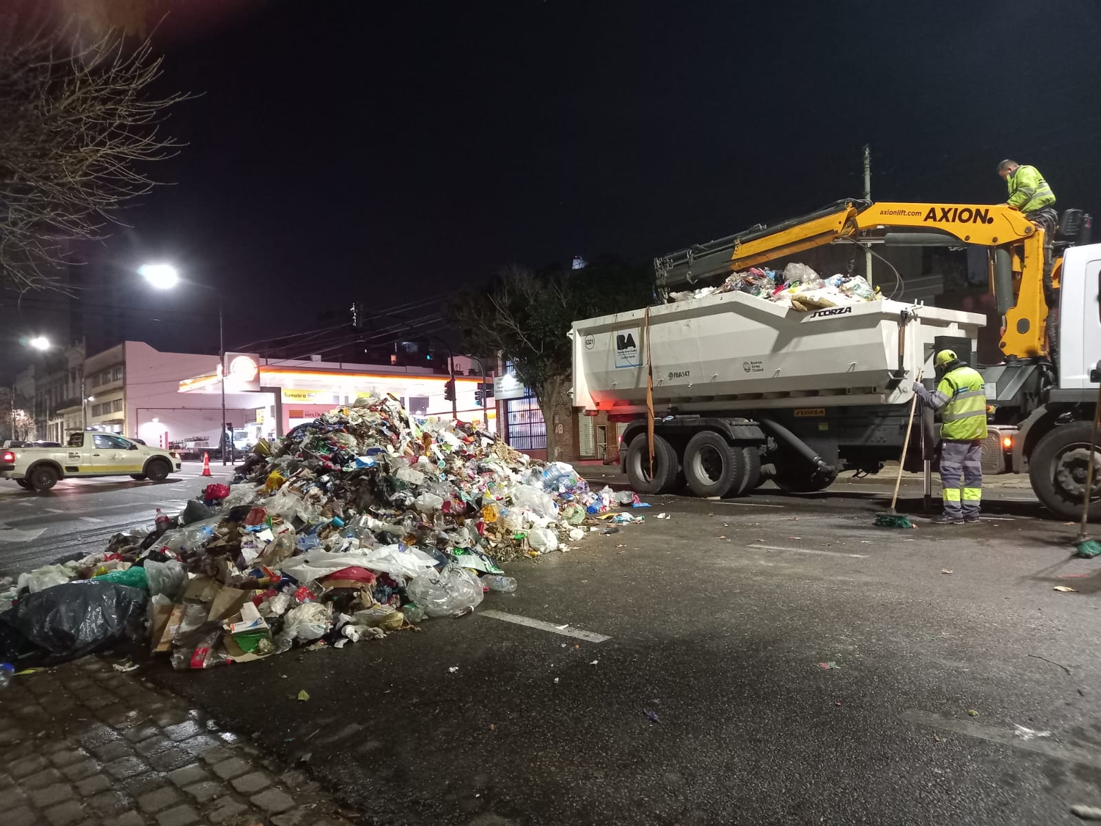 Conflicto Camioneros Basura Ciudad de Buenos Aires