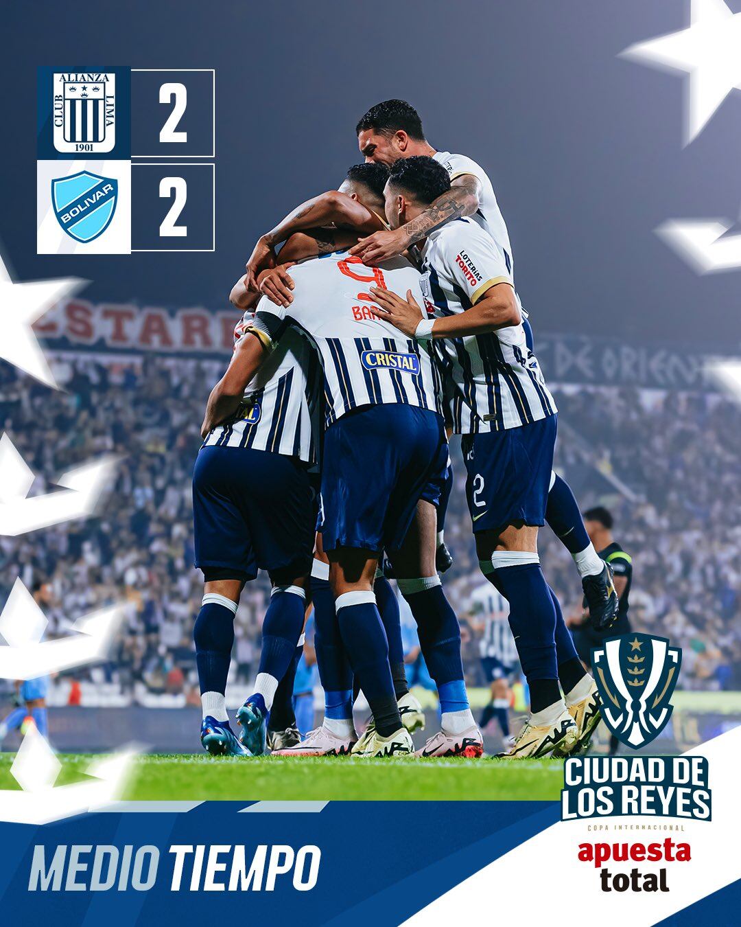 Alianza Lima vs Bolívar: partido amistoso por la Copa Ciudad de los Reyes 2024