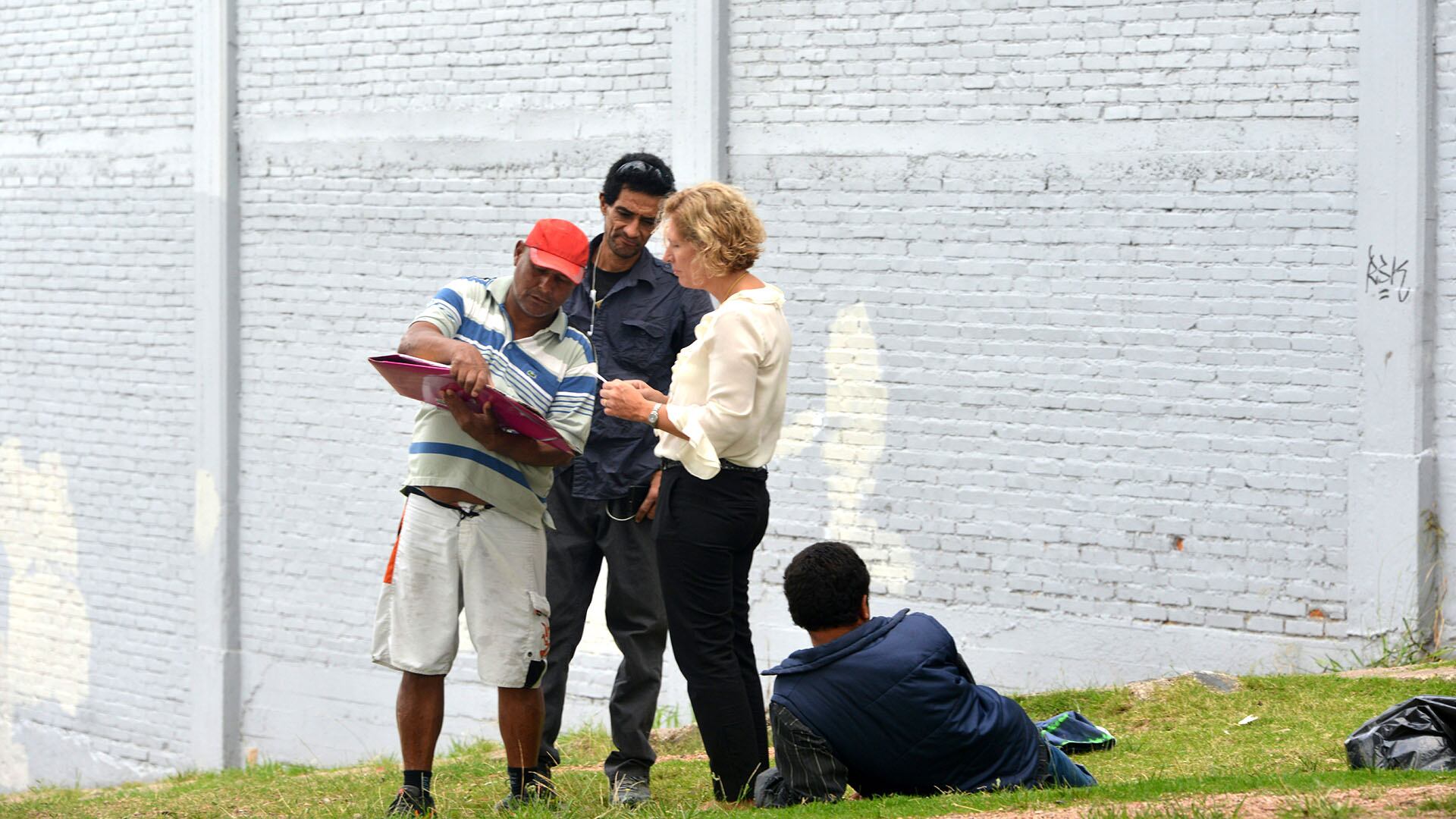 Foto 3. personas en situación de calle Uruguay