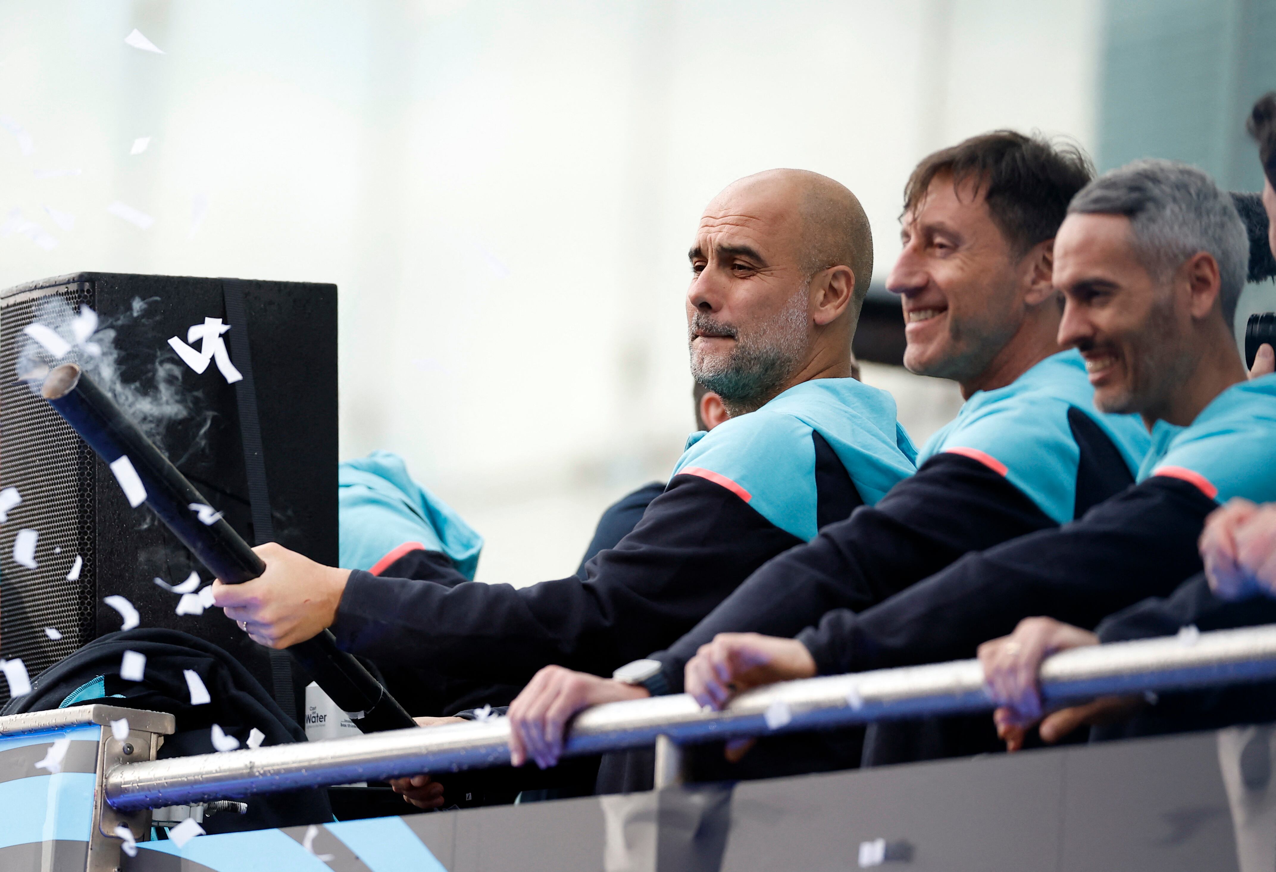 Josep Guardiola, uno de los candidatos a tomar las riendas de la selección de Inglaterra (Foto: Reuters/Jason Cairnduff)