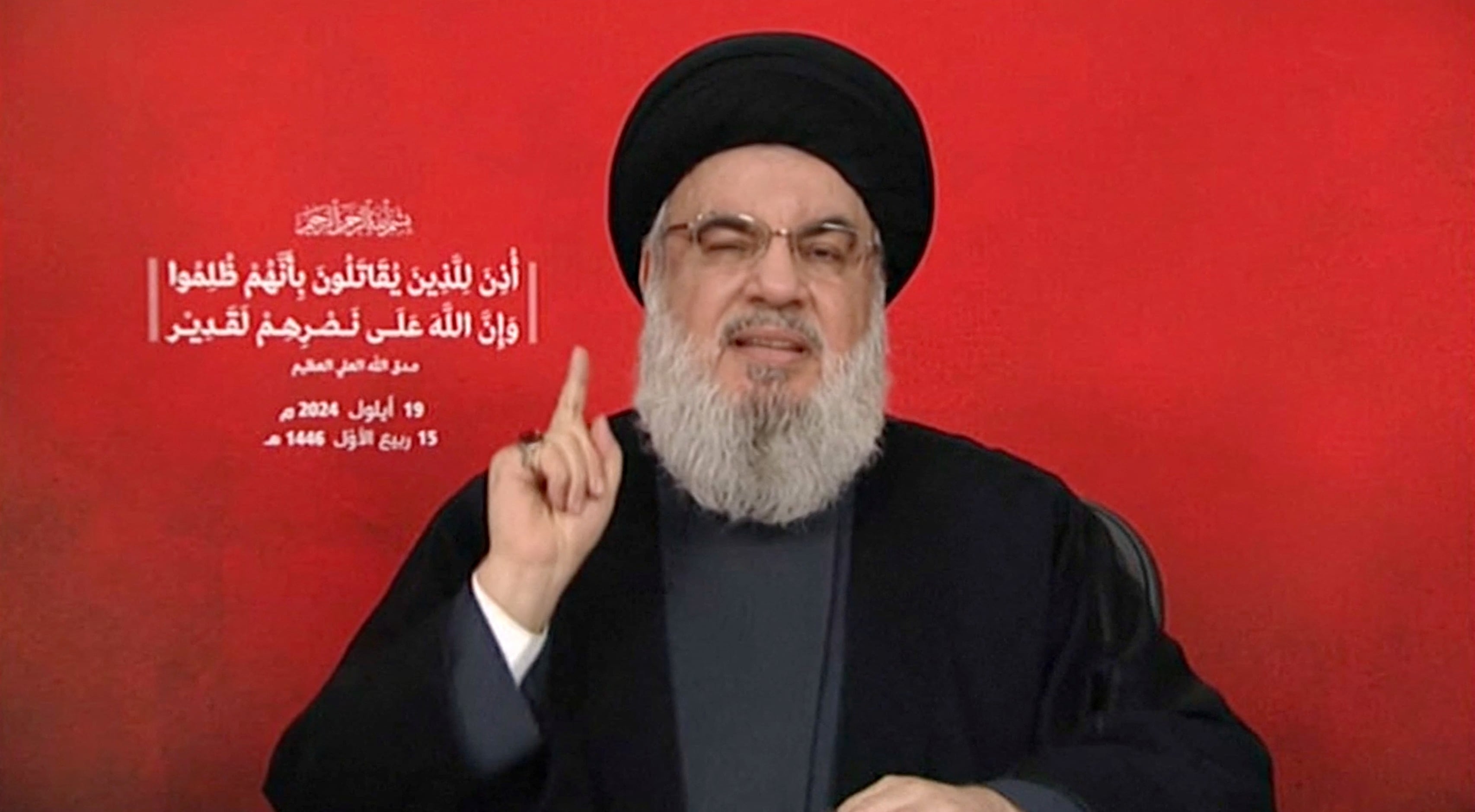 Hassan Nasrallah, jefe terrorista de Hezbollah, fue abatido por las Fuerzas de Defensa de Israel en un bombardeo en Beirut (REUTERS)