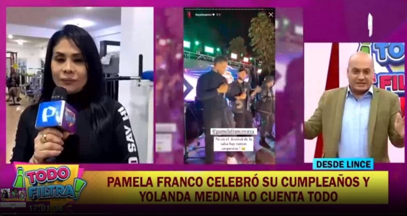 Yolanda Medina y su contundente respuesta sobre la presencia de Christian Cueva en el cumpleaños de Pamela Franco. (Captura: 'Todo se filtra')