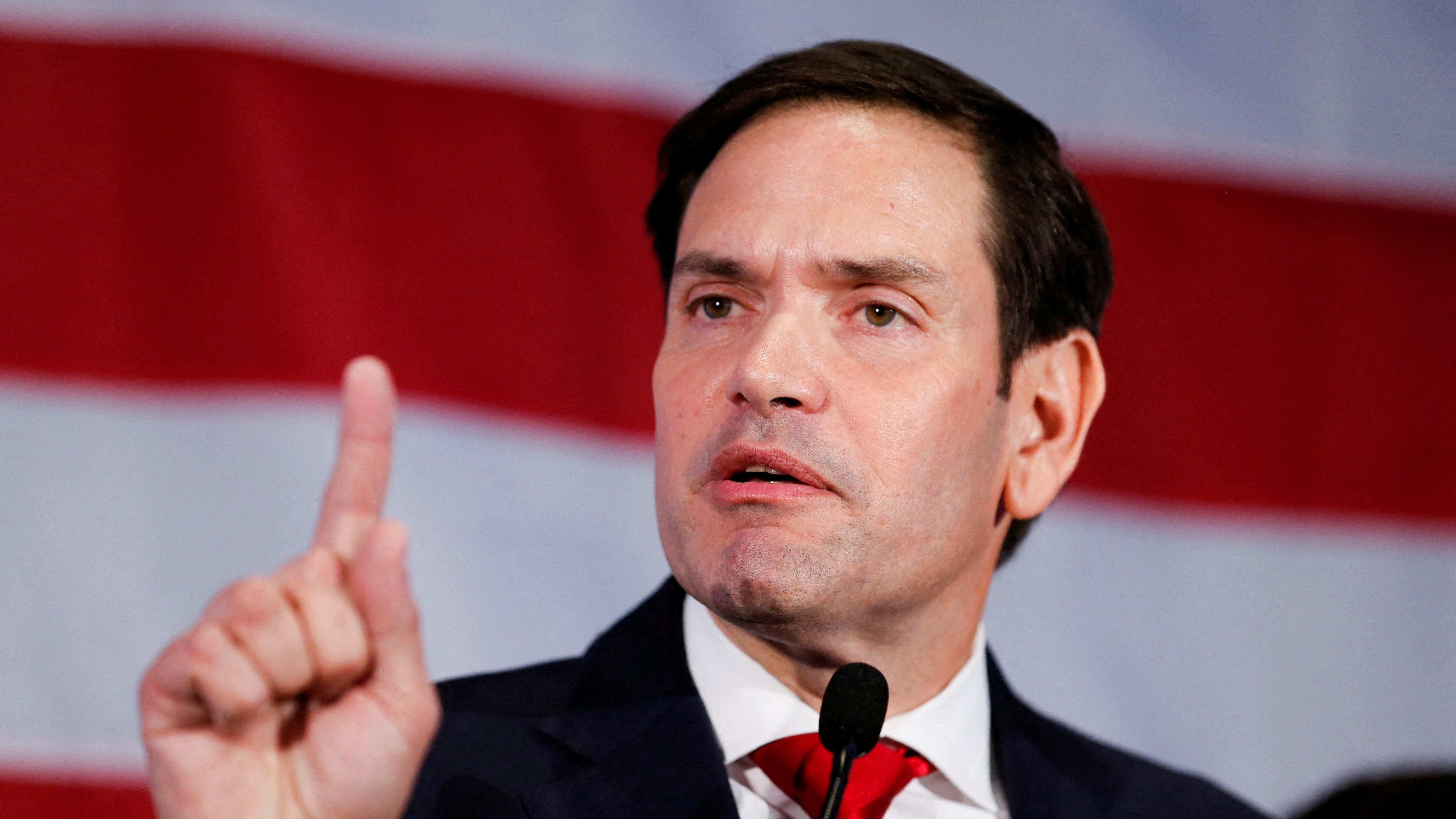 El senador republicano Marco Rubio después de ganar su elección en Miami, Florida, Estados Unidos, 8 de noviembre de 2022. (REUTERS/Joe Skipper/archivo)