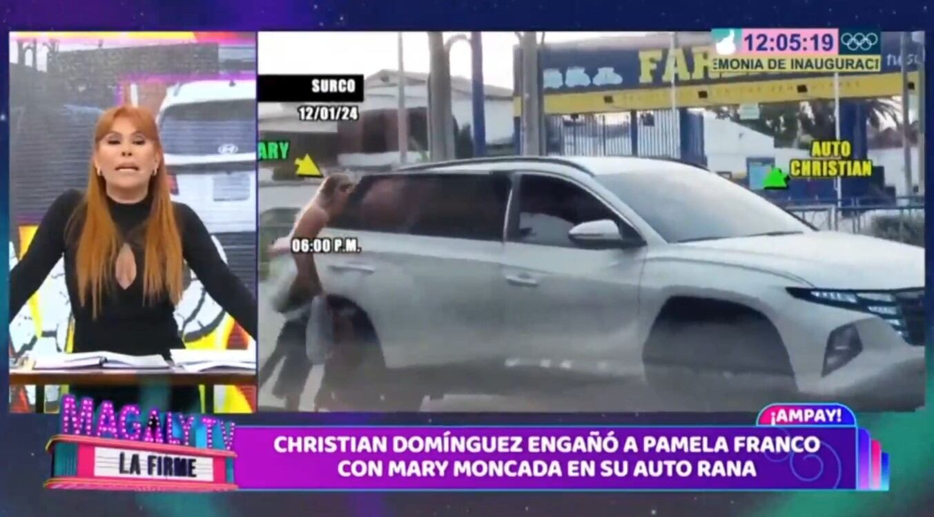 Magaly Medina recuerda ampay de Christian Domínguez: “Hasta él mismo mandó a averiguar de quién era”. (Captura: Magaly TV La Firme)