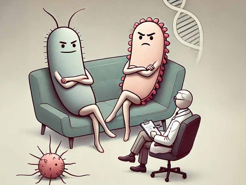 Al igual que las personas, las bacterias tienen sus preferencias cuando se trata de relaciones. (Instituto Weizmann)