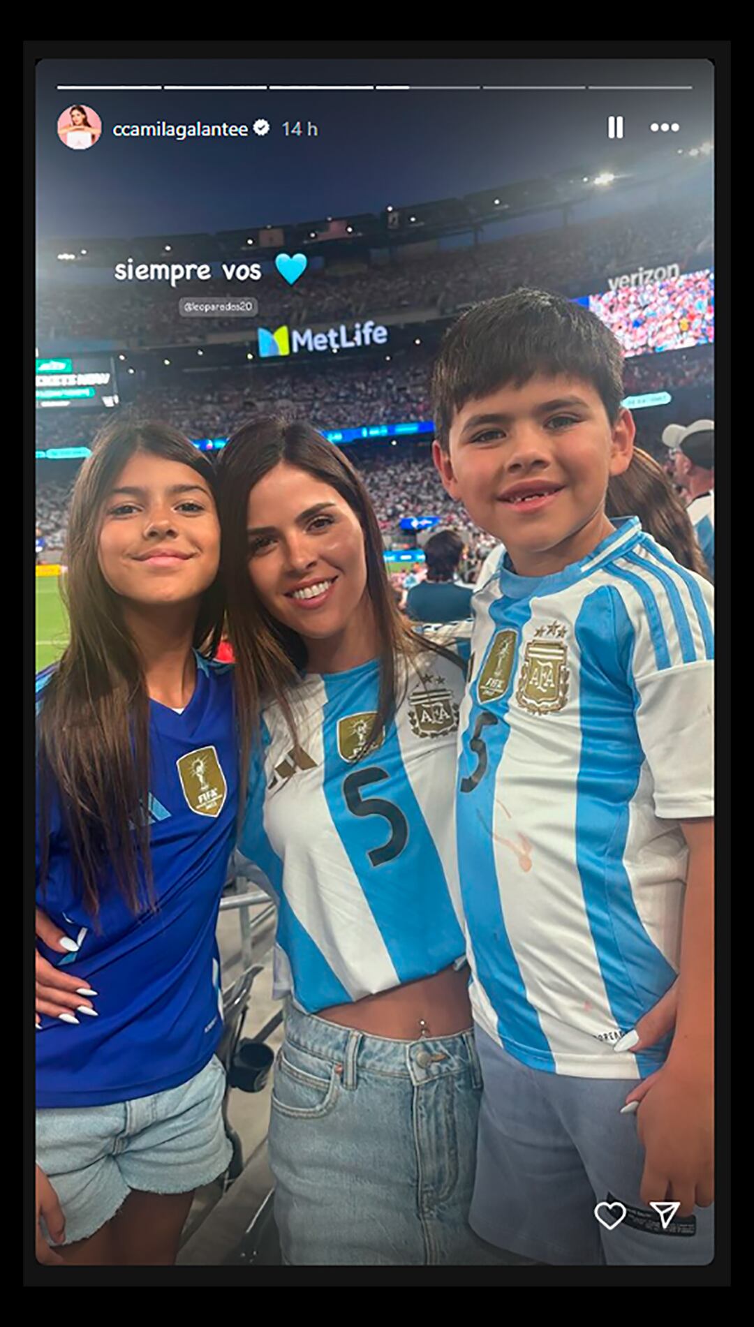 Esposas jugadores selección argentina