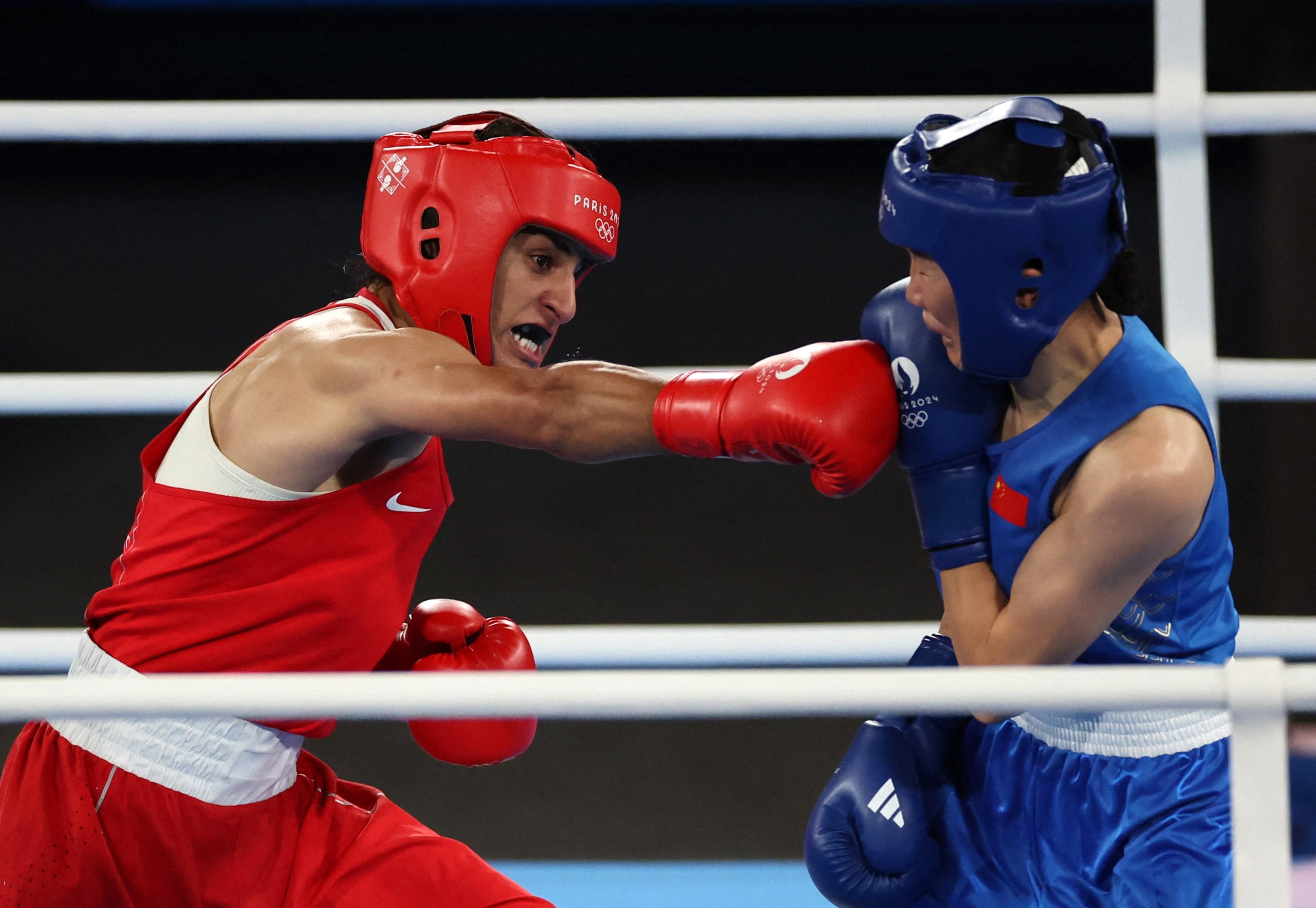 Imane Khelif ganó la medalla de oro (Foto: Reuters/Pilar Olivares)