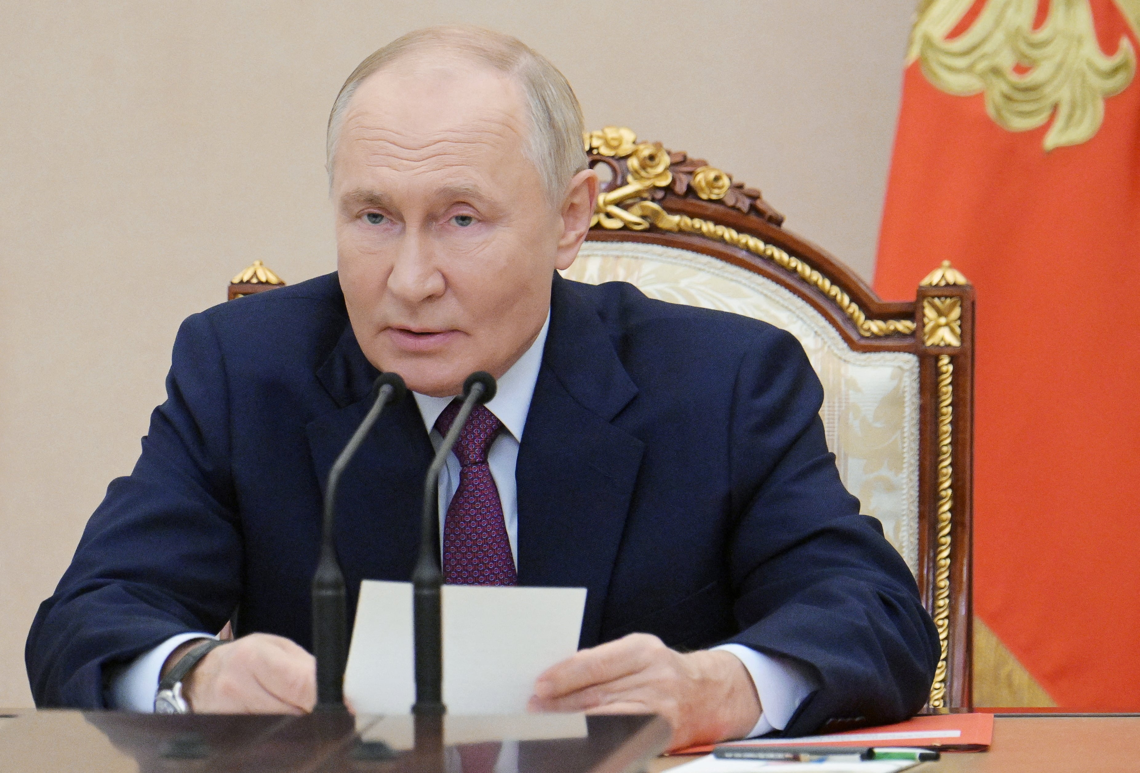 Vladimir Putin, presidente de Rusia (Sputnik/Alexei Nikolsky/Kremlin via REUTERS)