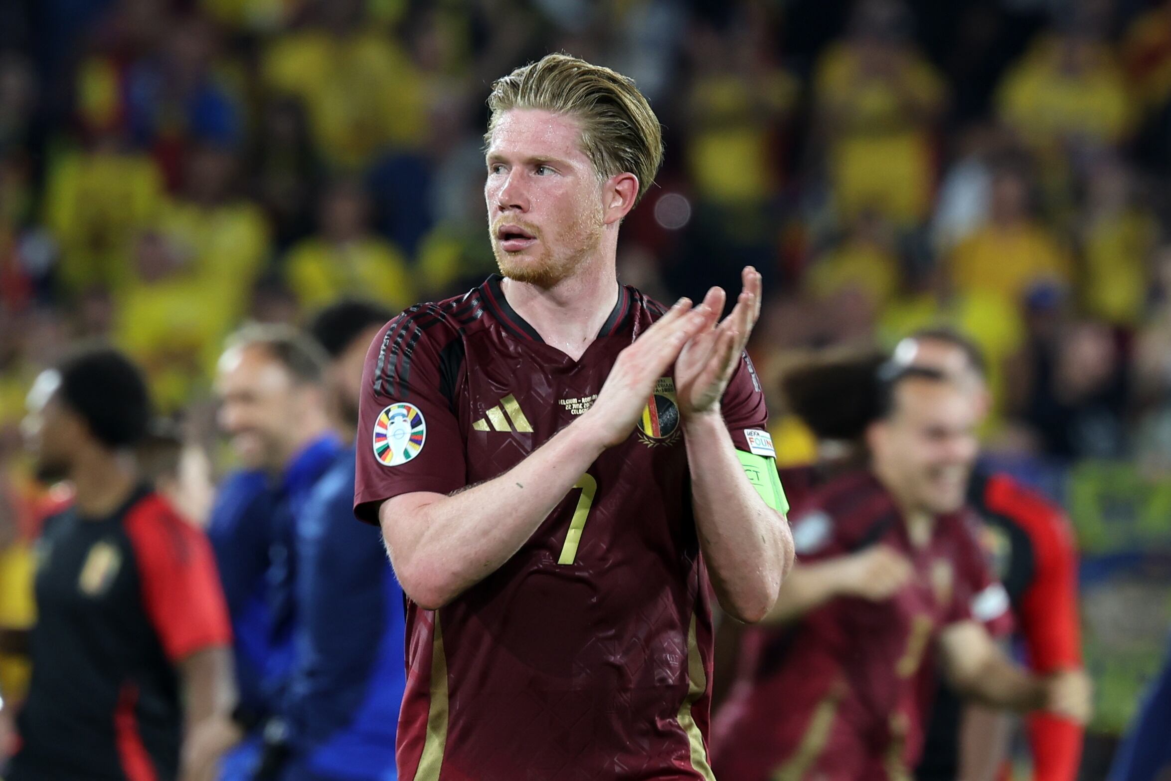 Kevin de Bruyne, tras el partido ante Rumanía en la Eurocopa de Alemania (Mohamed Messara, EFE) 