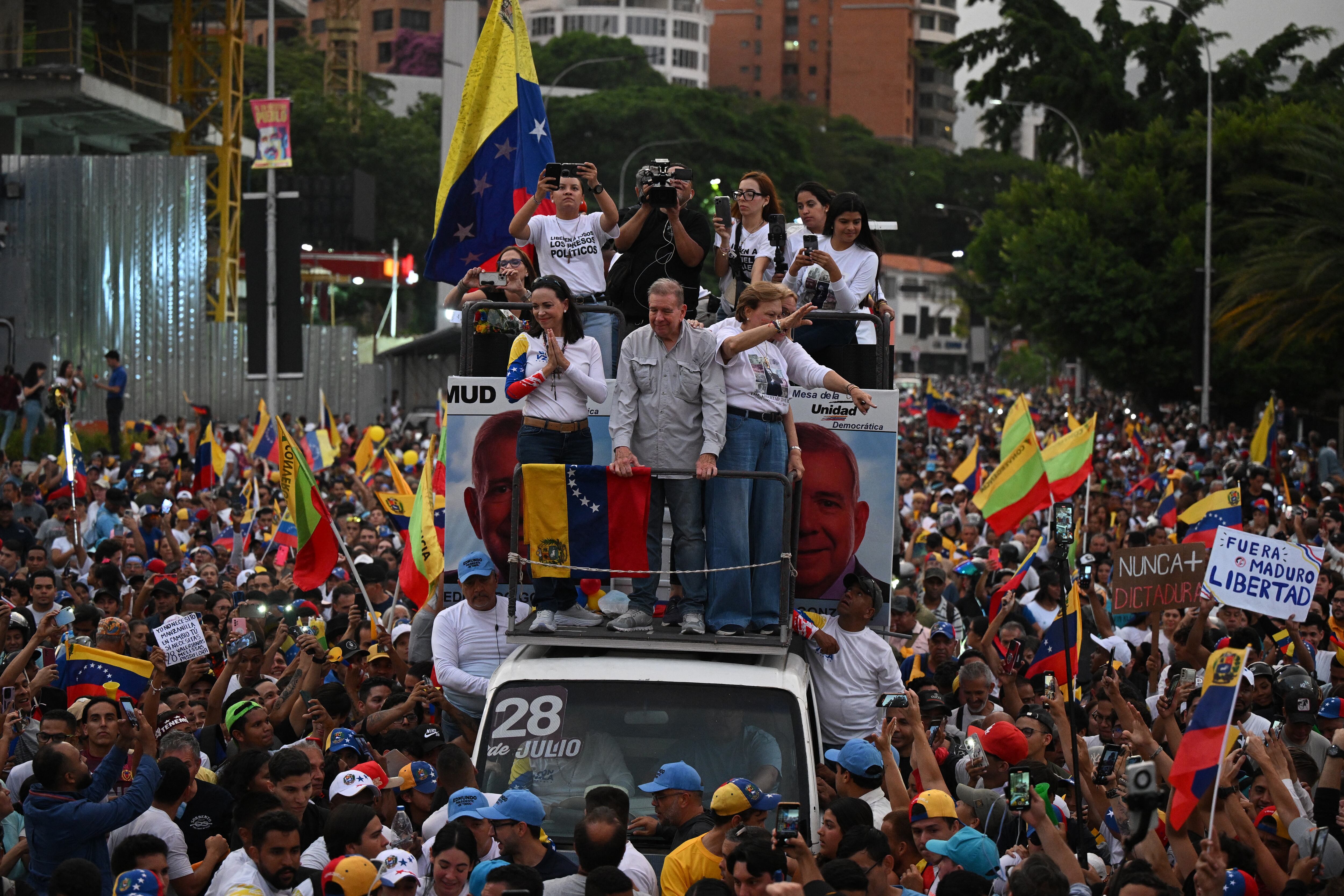 Cierre de Campaña María Corina Machado Edmundo González