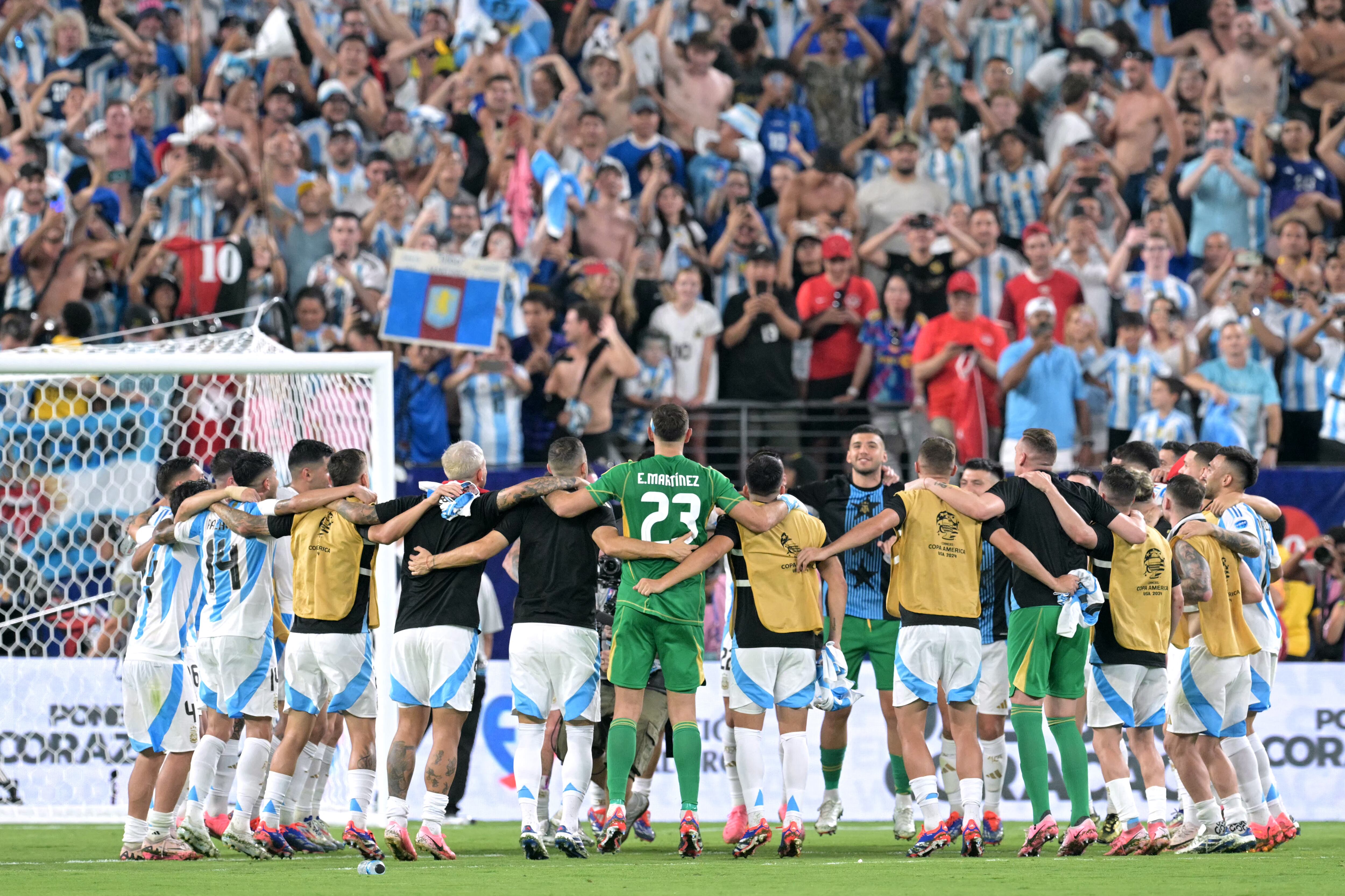 Copa América 2024 - Argentina Canadá - Festejos