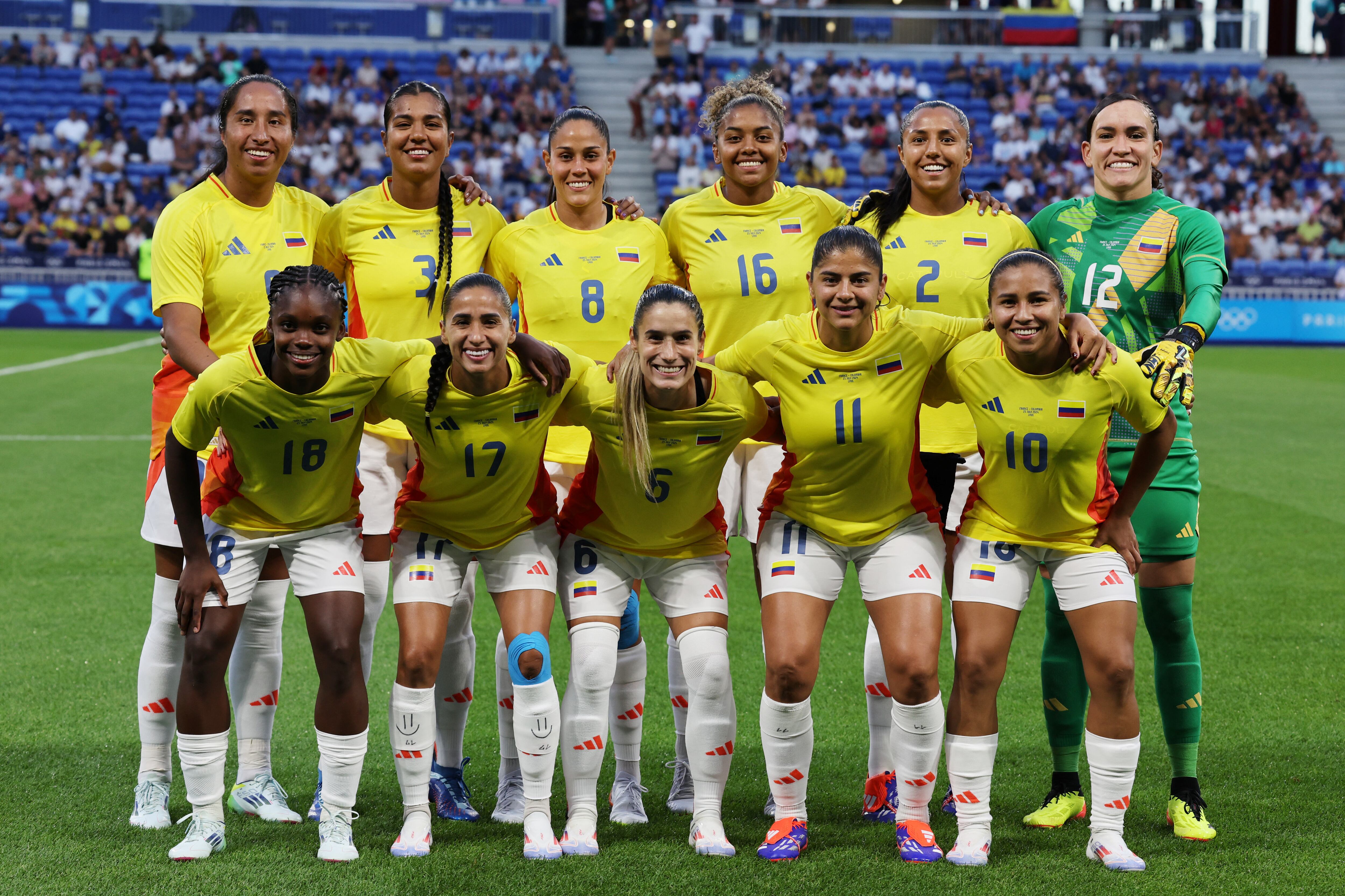 Este fue el primer equipo titular de la selección Colombia en los Juegos Olímpicos París 2024 - crédito REUTERS/Nir Elias