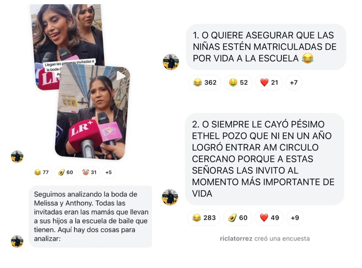 Ric La Torre habla sobre la boda de Melissa Paredes y Anthony Aranda.