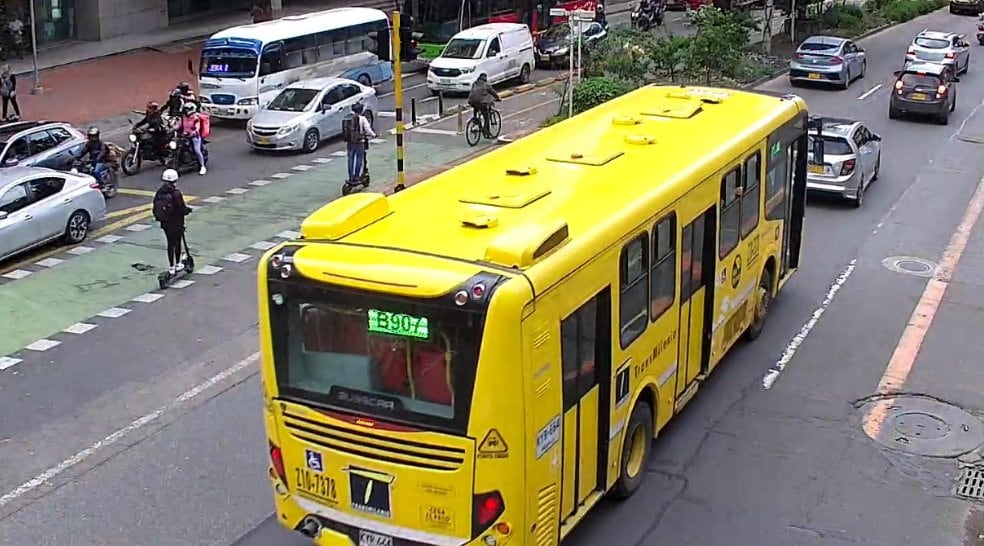 Se normalizó la movilidad sobre la carrera séptima con calle 74, en el norte de Bogotá - crédito Bogotá Tránsito