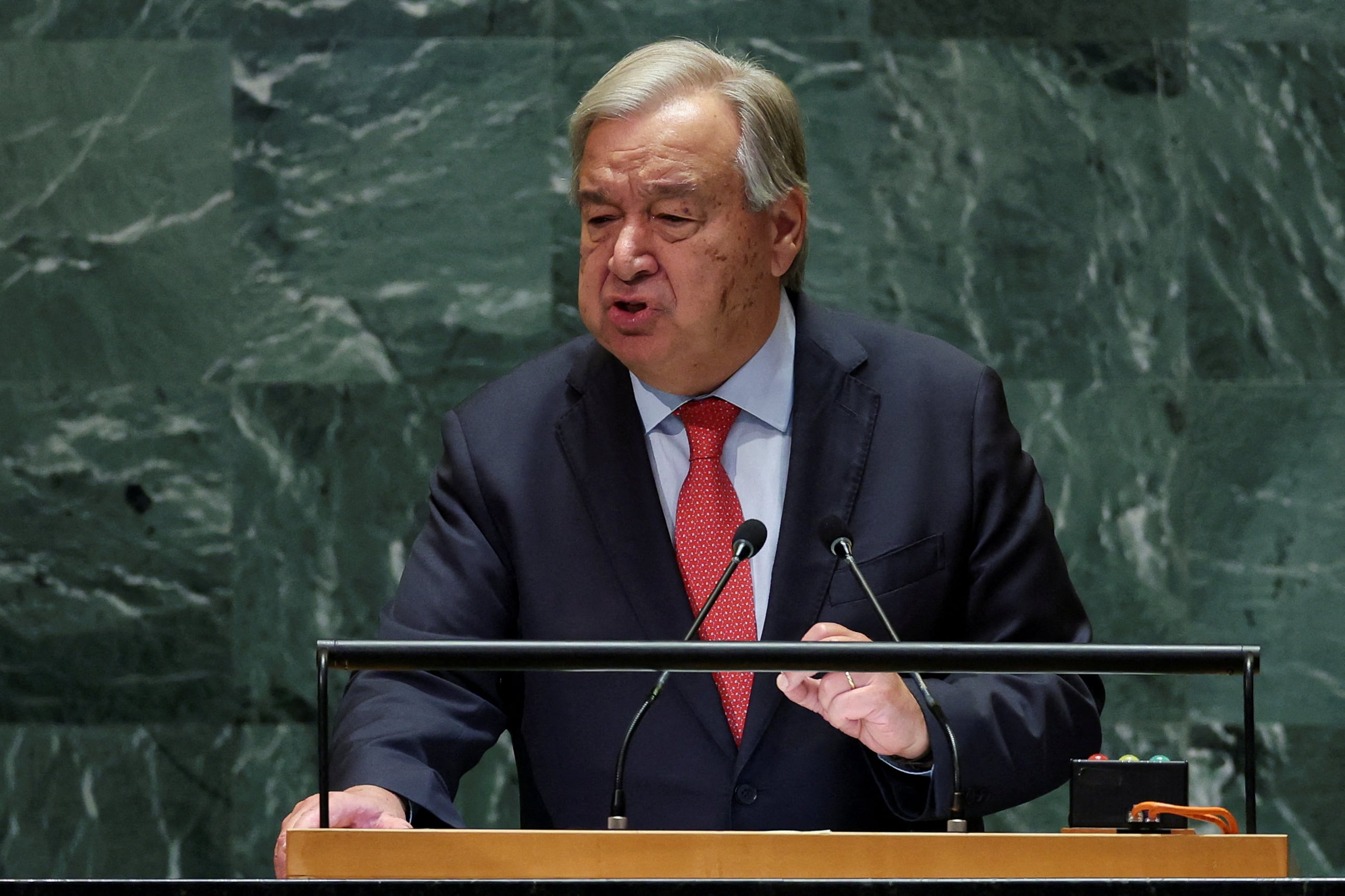 El Secretario General de la ONU Antonio Guterres (REUTERS/Mike Segar/archivo)