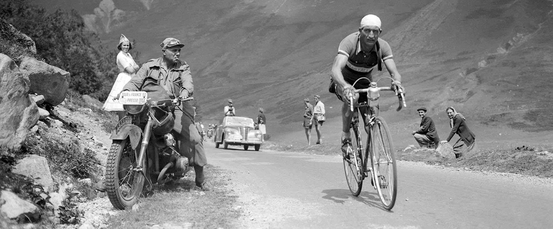 Bartali ganó el Tour de Francia dos veces en su carrera como ciclista