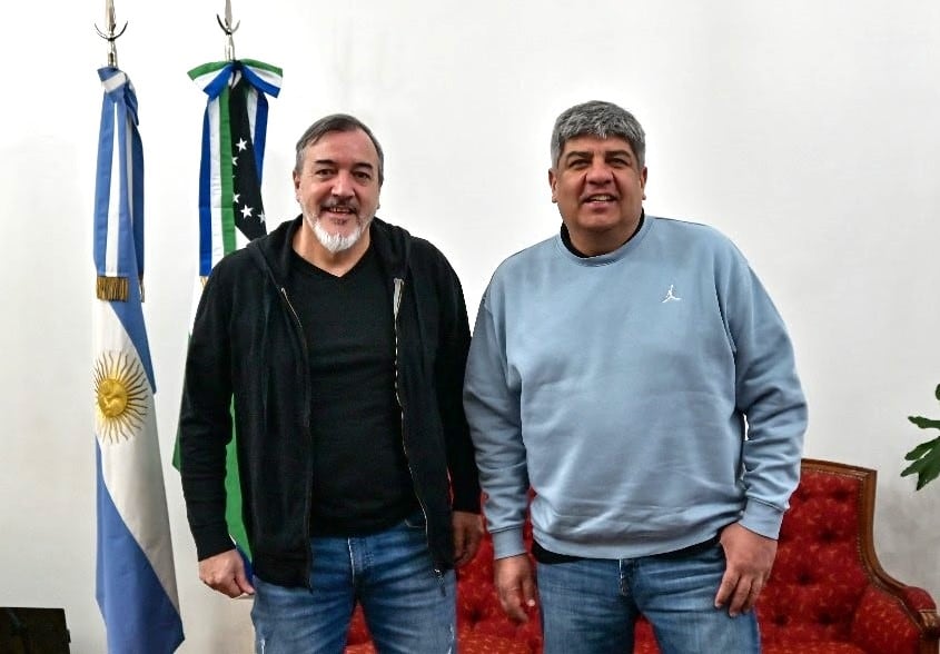 Pablo Moyano y Rodolfo Aguiar, de ATE