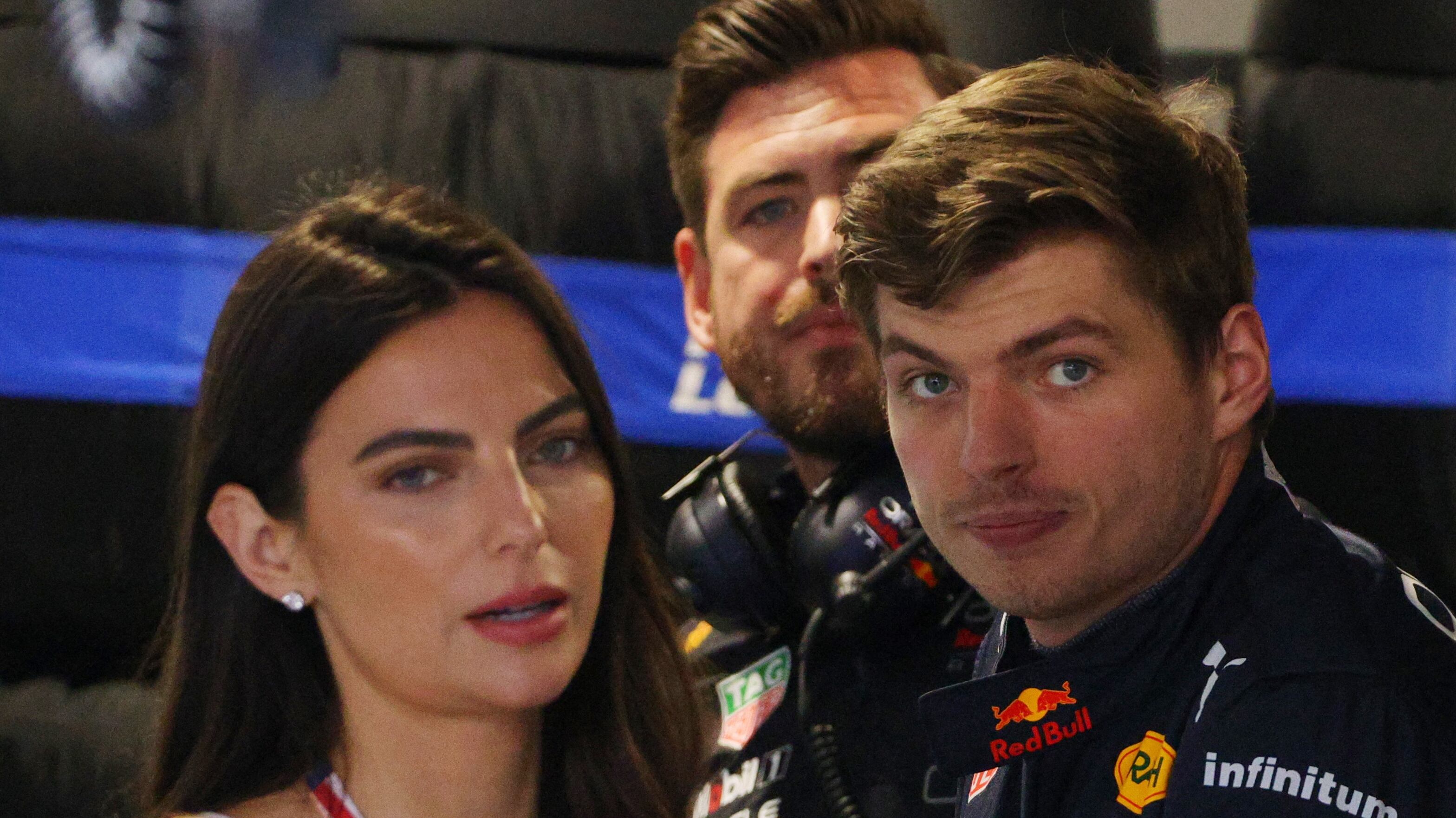 Max Verstappen y Kelly Piquet (Foto: REUTERS/Brian Snyder)