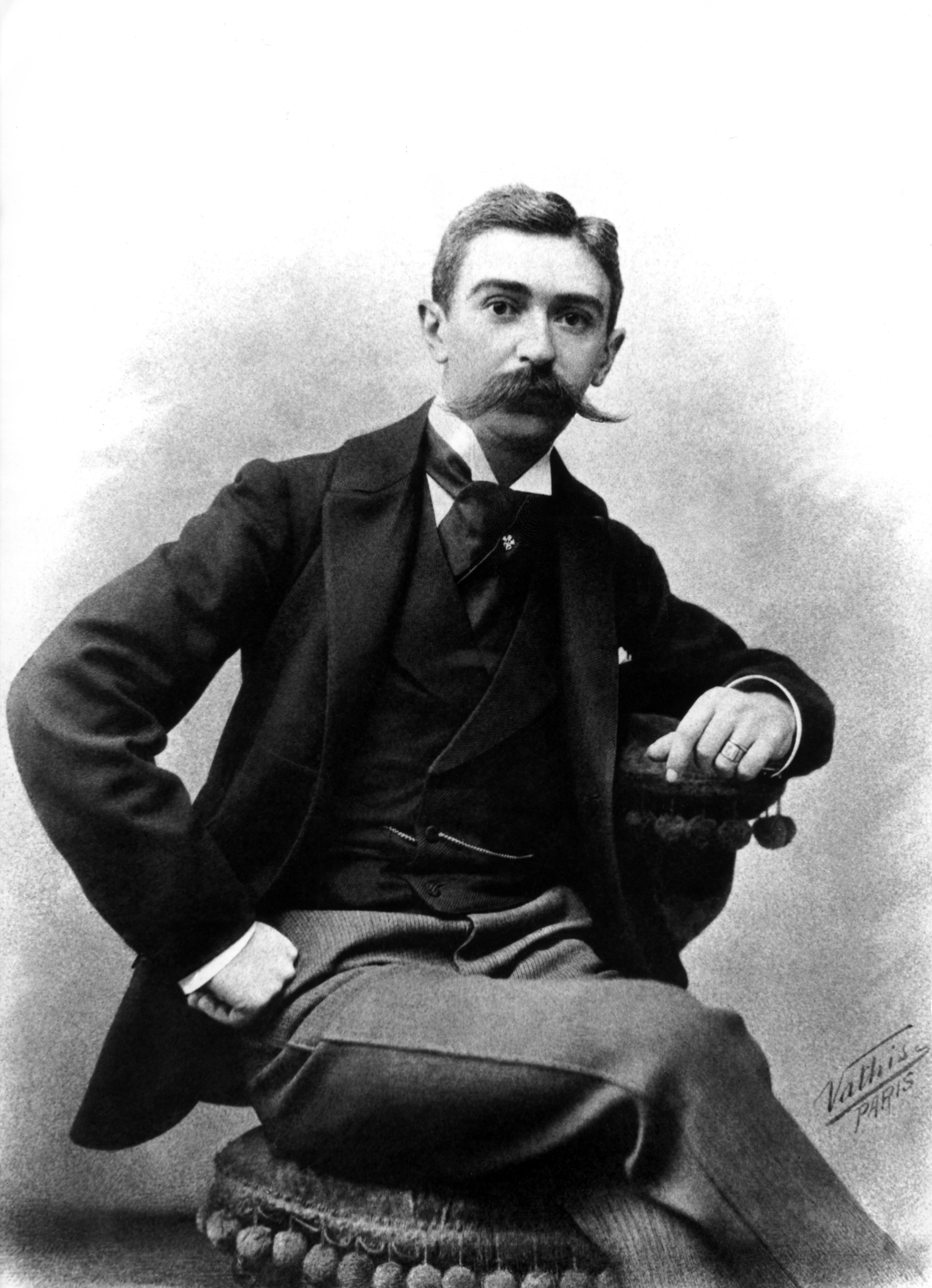 Retrato del Barón Pierre de Coubertin, historiador y pedagogo, fundador de los modernos Juegos Olímpicos y presidente del Comité Olímpico Internacional hasta 1925. (EFE)