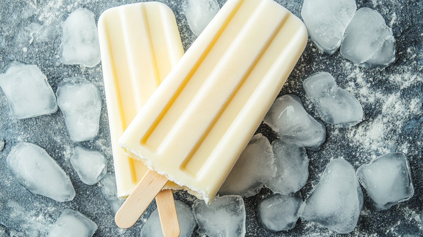 Paletas heladas cremosas hechas con lechera, postre refrescante, fácil de hacer, ideal para el verano. - (Imagen Ilustrativa Infobae)