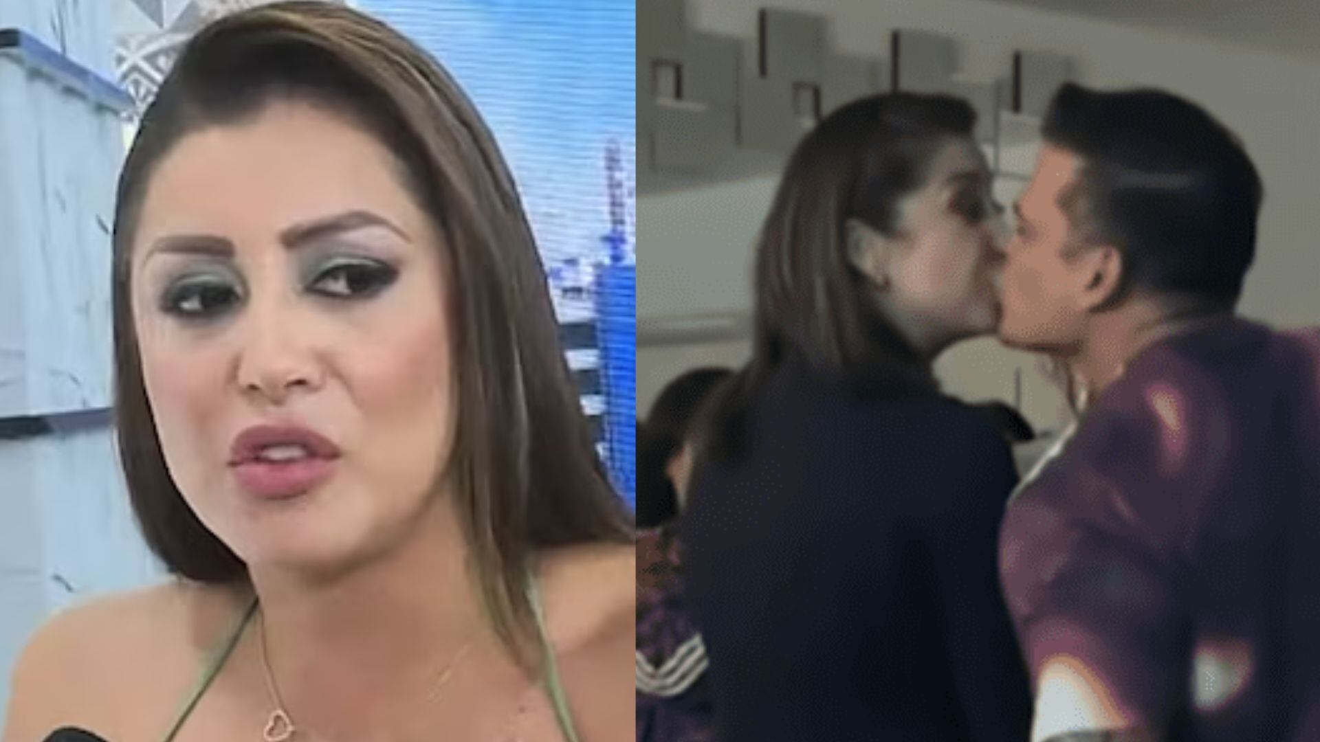 Karla Tarazoan defiende sus besos con Christian Domínguez