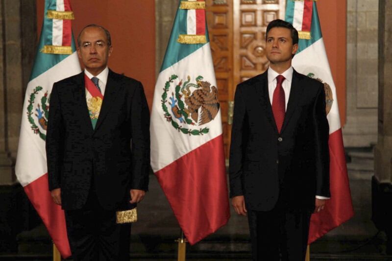 Felipe Calderón inició su mandato en el 2006 REUTERS / Presidencia de México / SOLO USO EDITORIAL