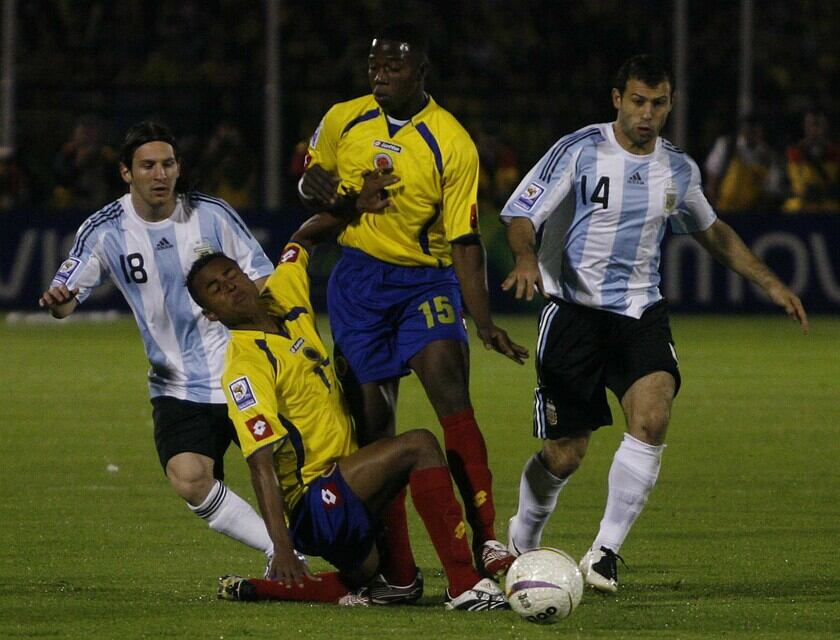 La última victoria por Eliminatorias de Colombia hacia Argentina fue el 20 de noviembre de 2007-crédito Oscar Pérez/Colprensa