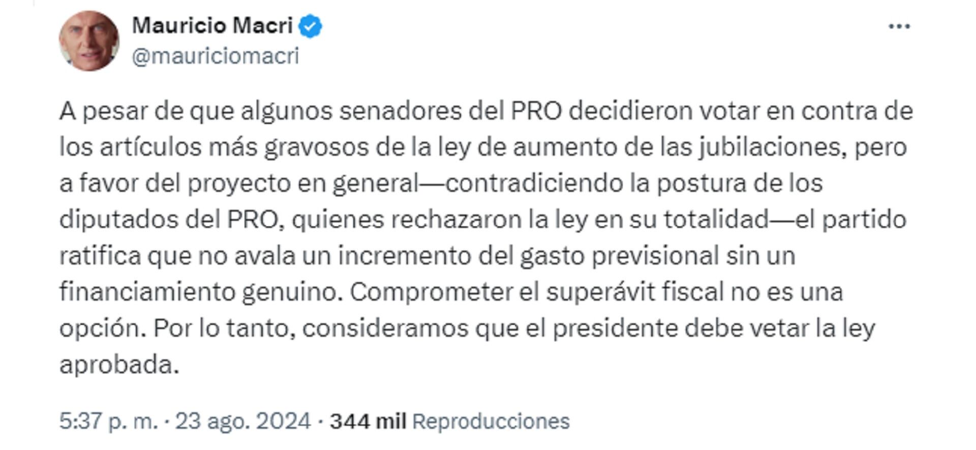 Mauricio Macri