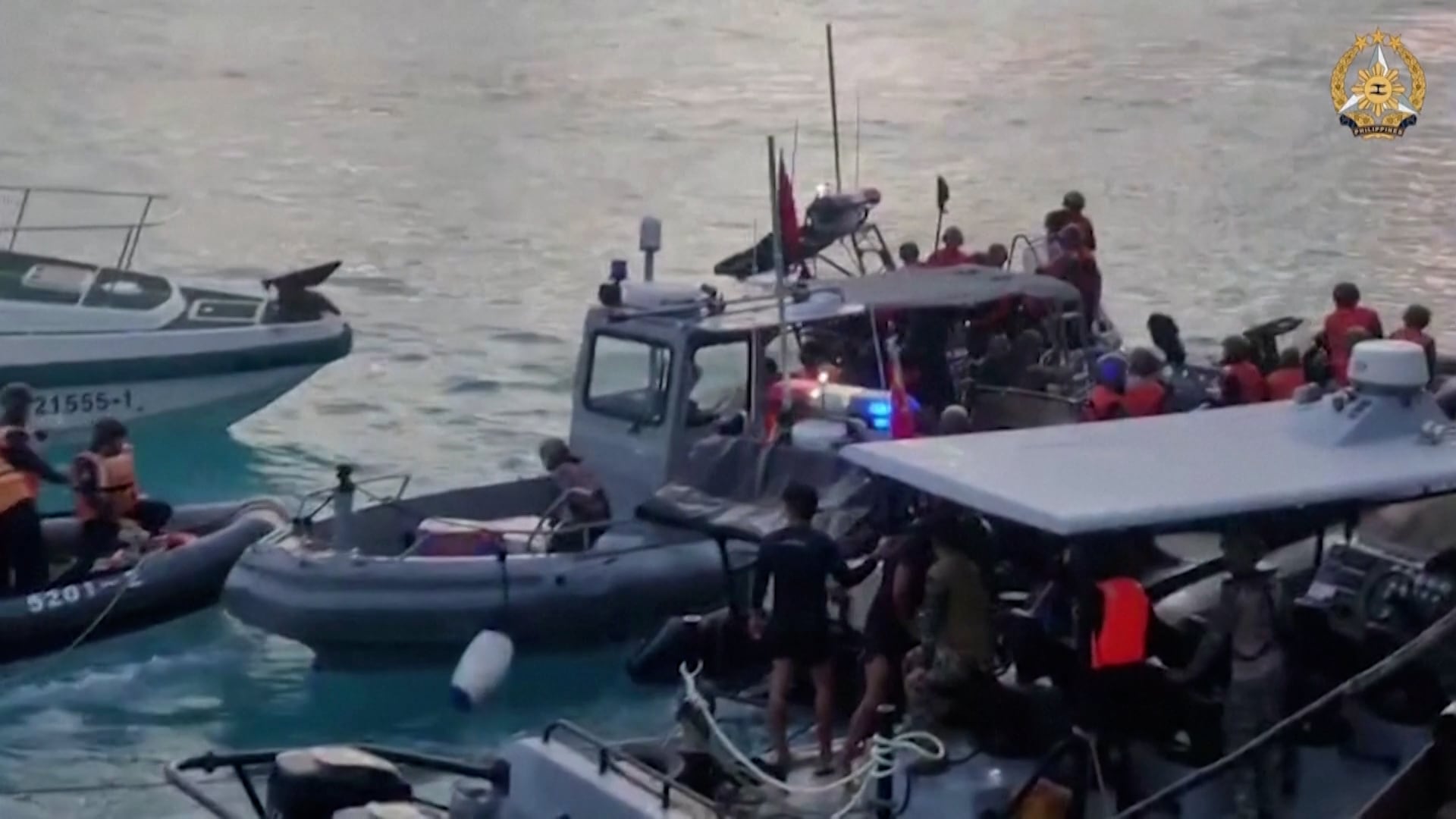Filipinas difundió el video del incidente en el Mar de China Meridional