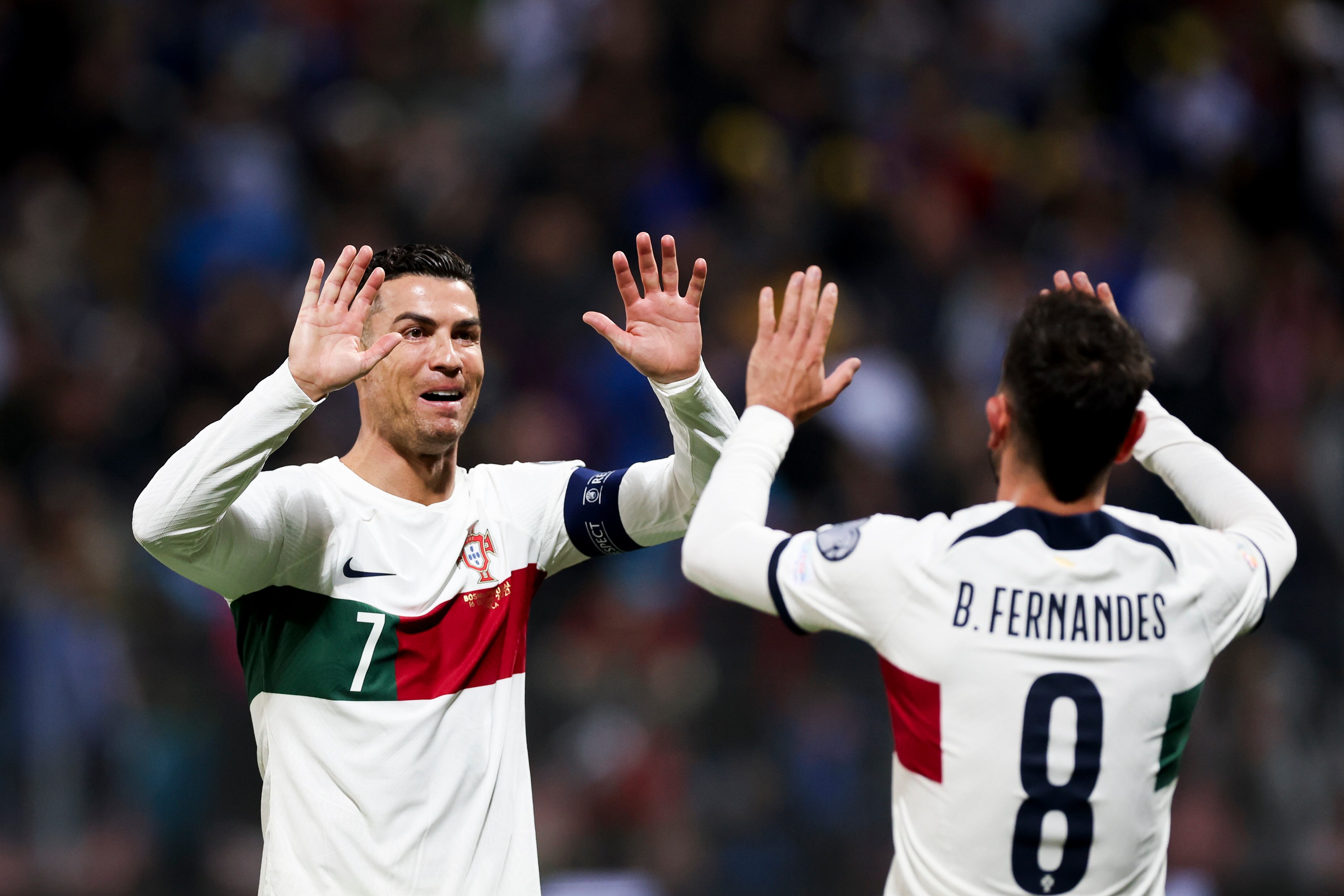 Cristiano Ronaldo celebra un gol. (EFE)