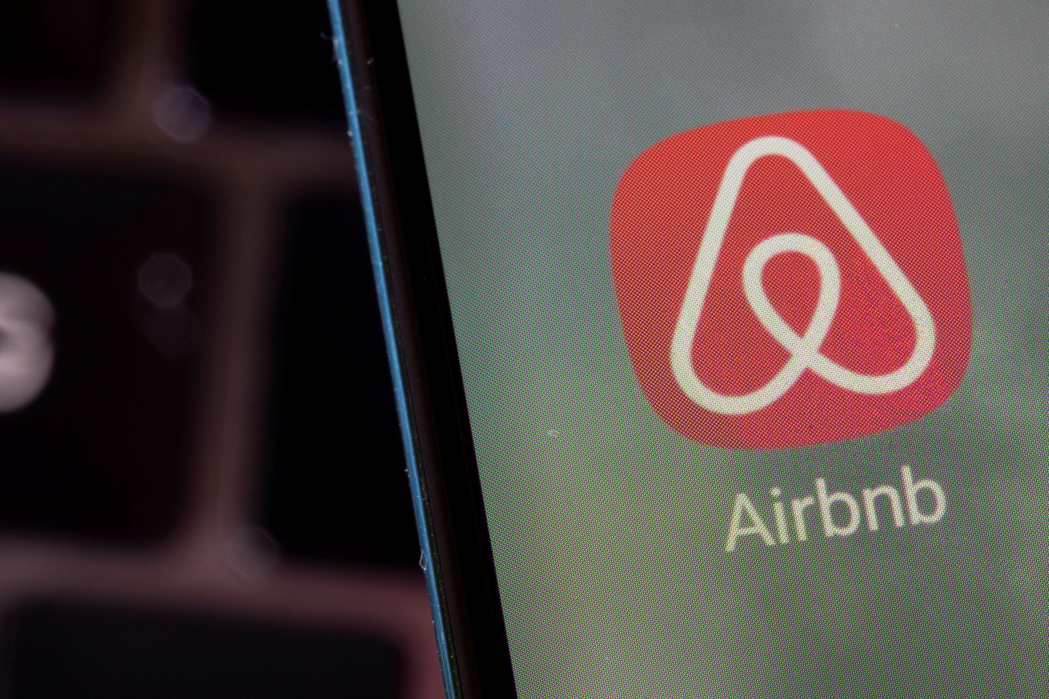 FILE PHOTO: Airbnb app is seen on a smartphone in this illustration taken, February 27, 2022. REUTERS/Dado Ruvic/Illustration/File Photo