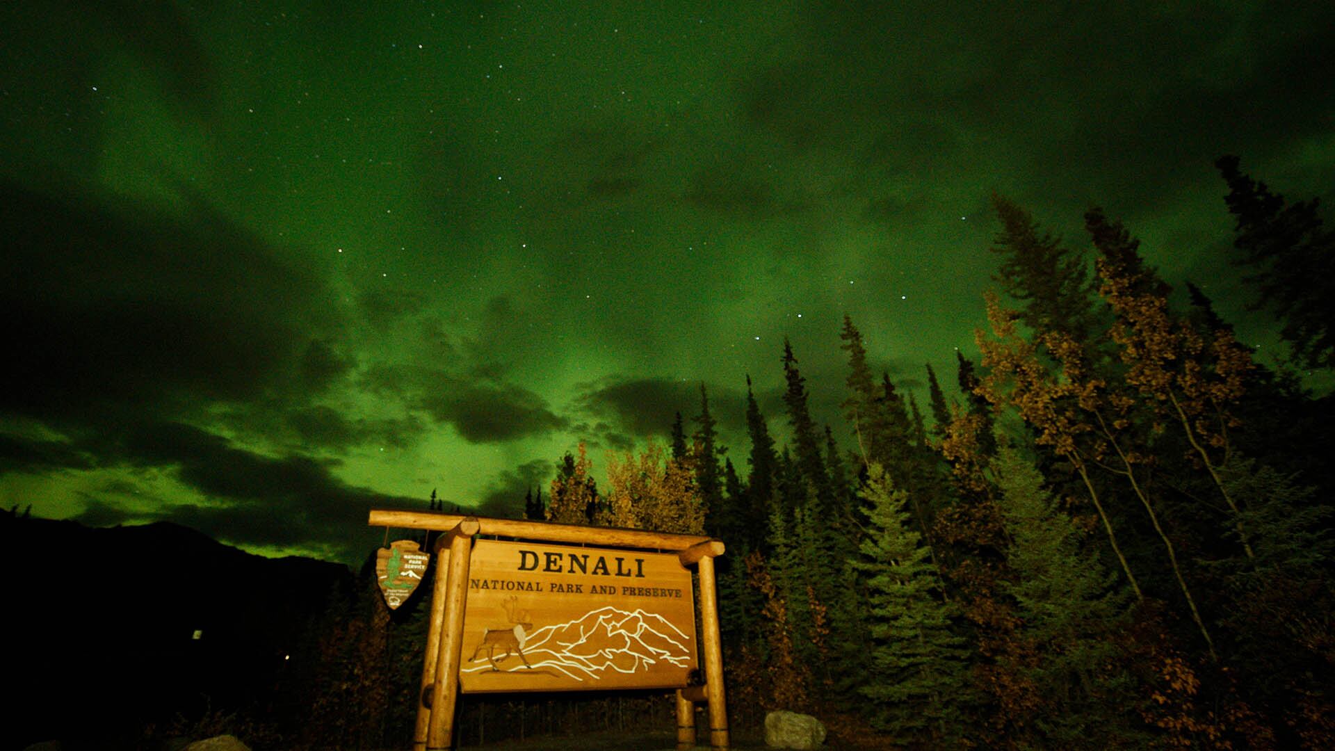 Auroras Boreales - Alaska - 1920x1080