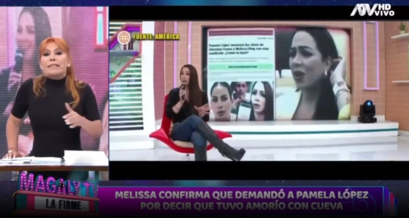 Magaly Medina duda que demanda de Melissa Klug a Pamela López esté judicializado. (Captura: Magaly TV La Firme)