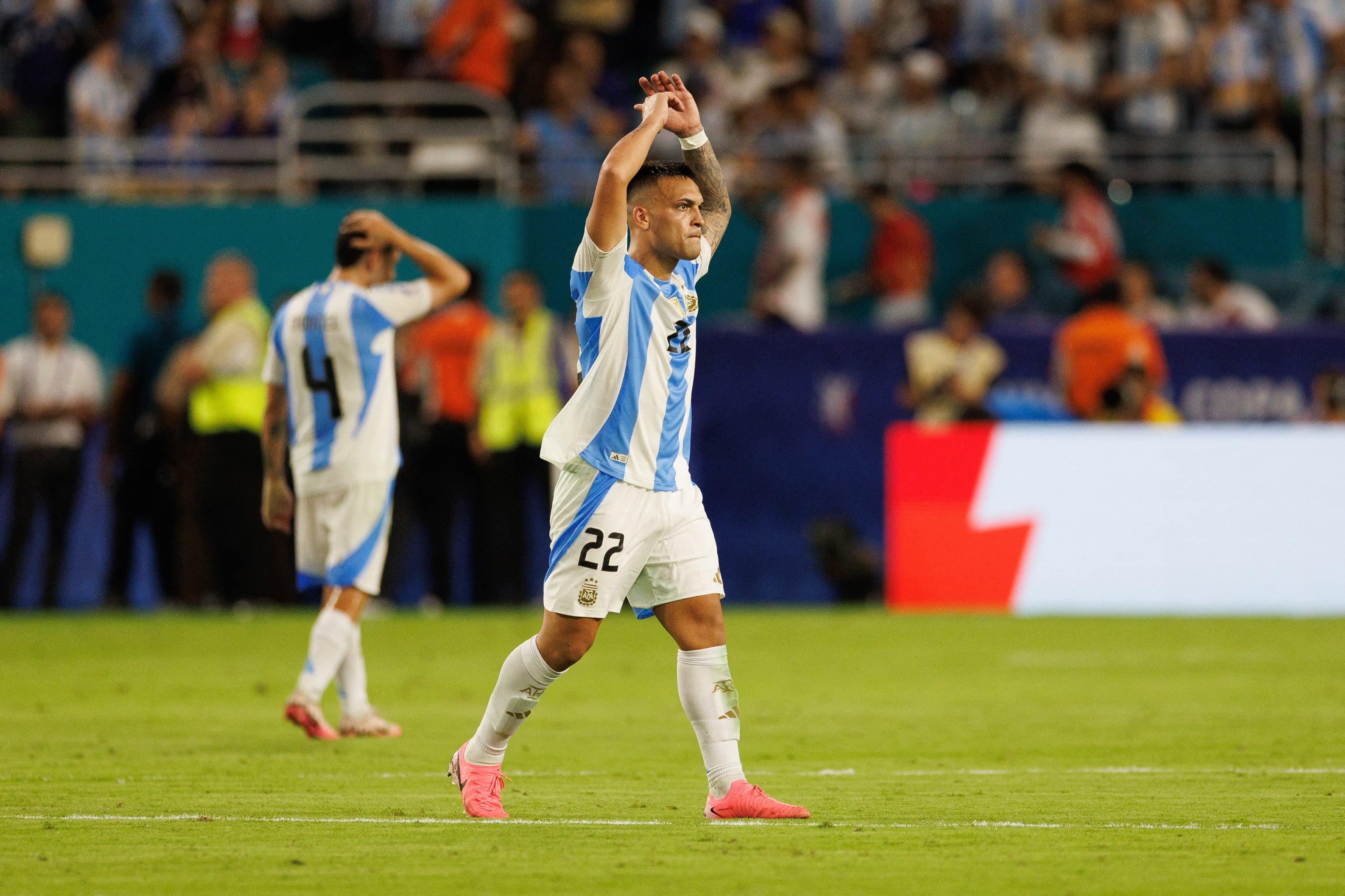 Lautaro Martínez puede ser titular en los cuartos de final. (Foto: Nathan Ray Seebeck-USA TODAY Sports vía REUTERS)