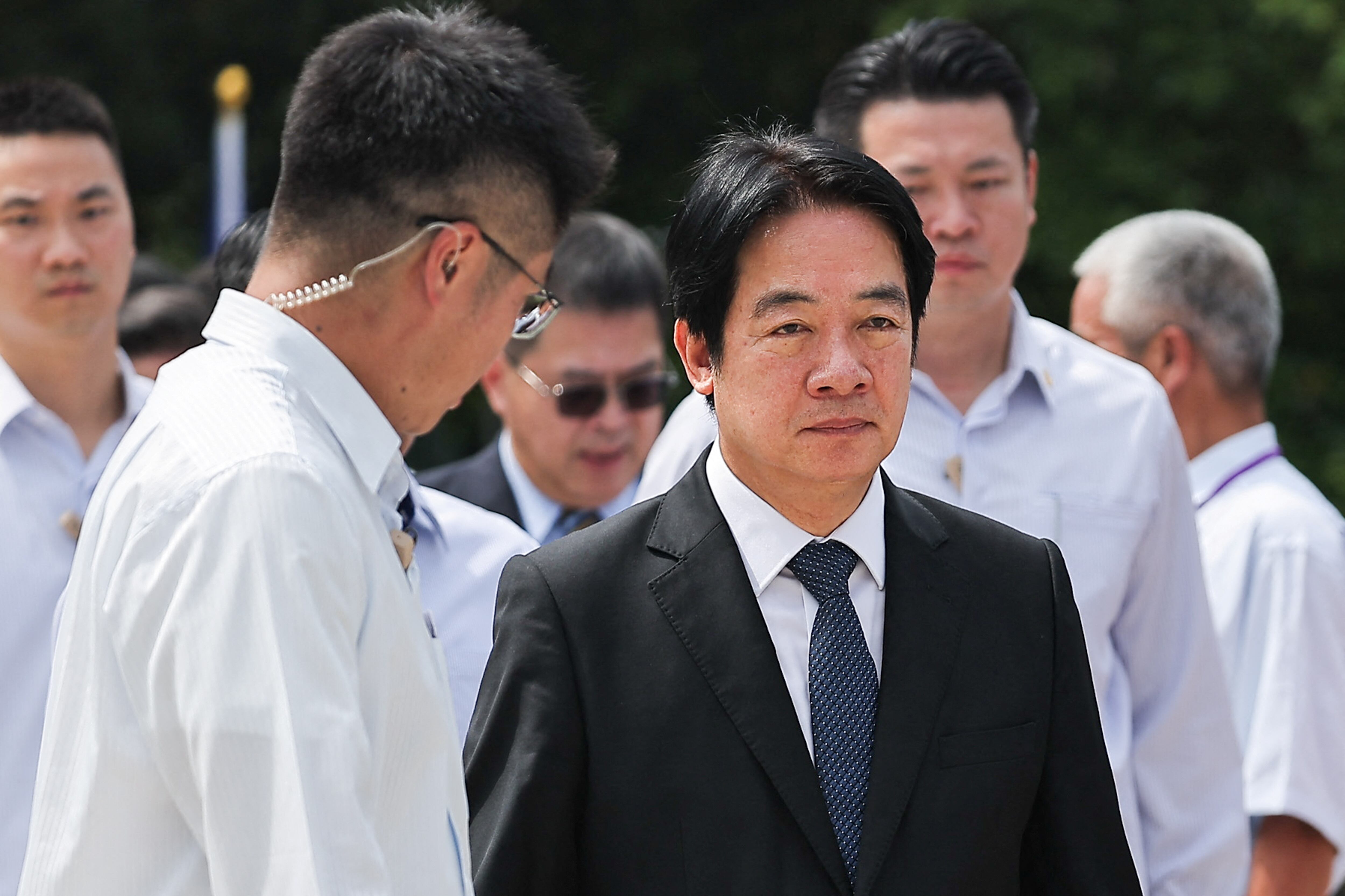 William Lai (Lai Ching-te), durante su primera visita como mandatario a las Kinmen (REUTERS/Ann Wang)