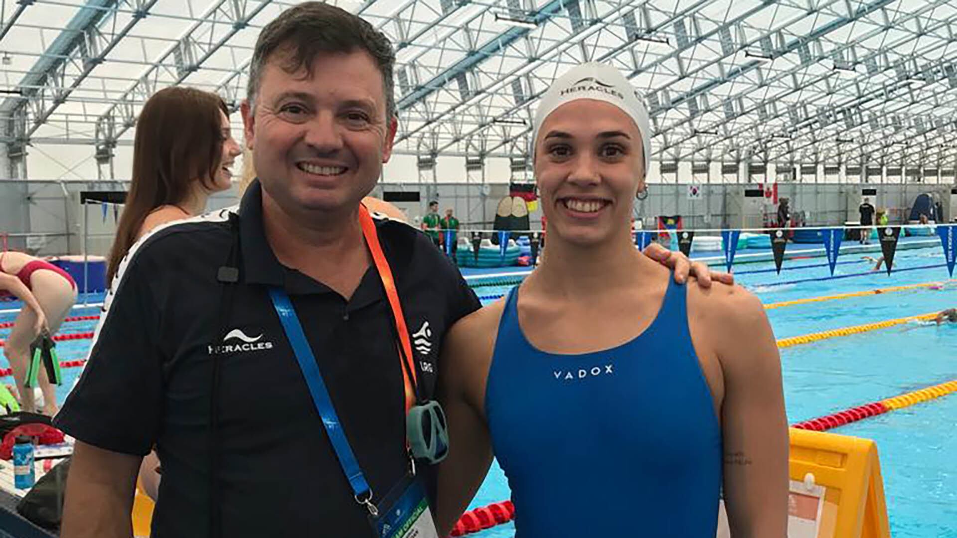 Macarena Ceballos en el Mundial de natación Fukuoka 2023