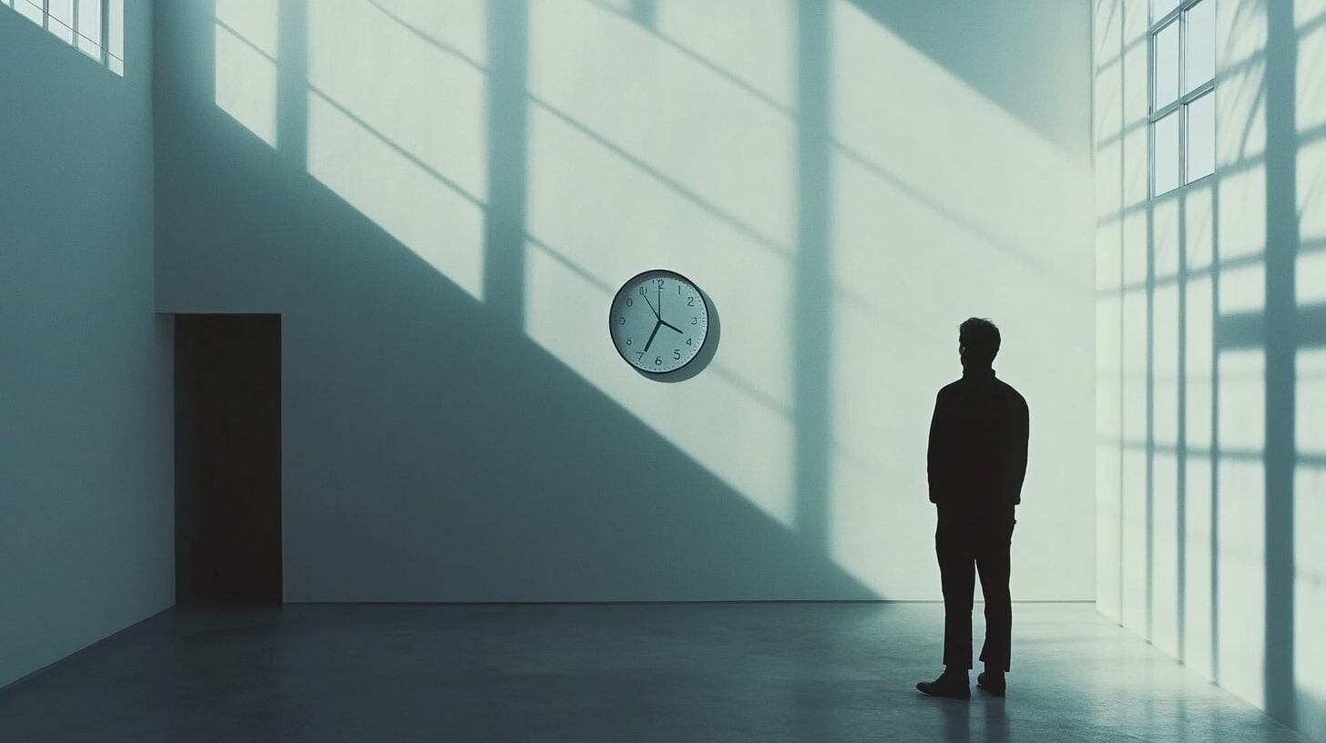 Imagen de una persona ansiosa mirando el reloj, mostrando signos de estrés. Otras opciones: preocupación, gestión del tiempo, ansiedad diaria. - (Imagen Ilustrativa Infobae)