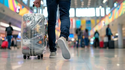 ¿Es más seguro envolver el equipaje?