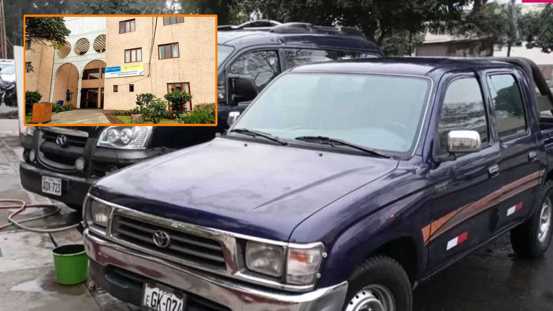 Camioneta robada del hogar Canevaro