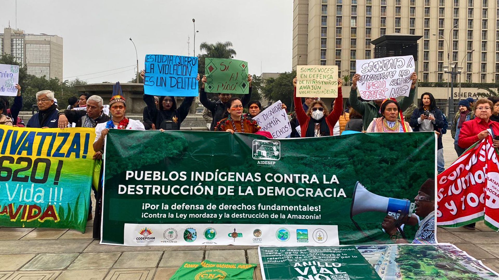 Marcha en Lima