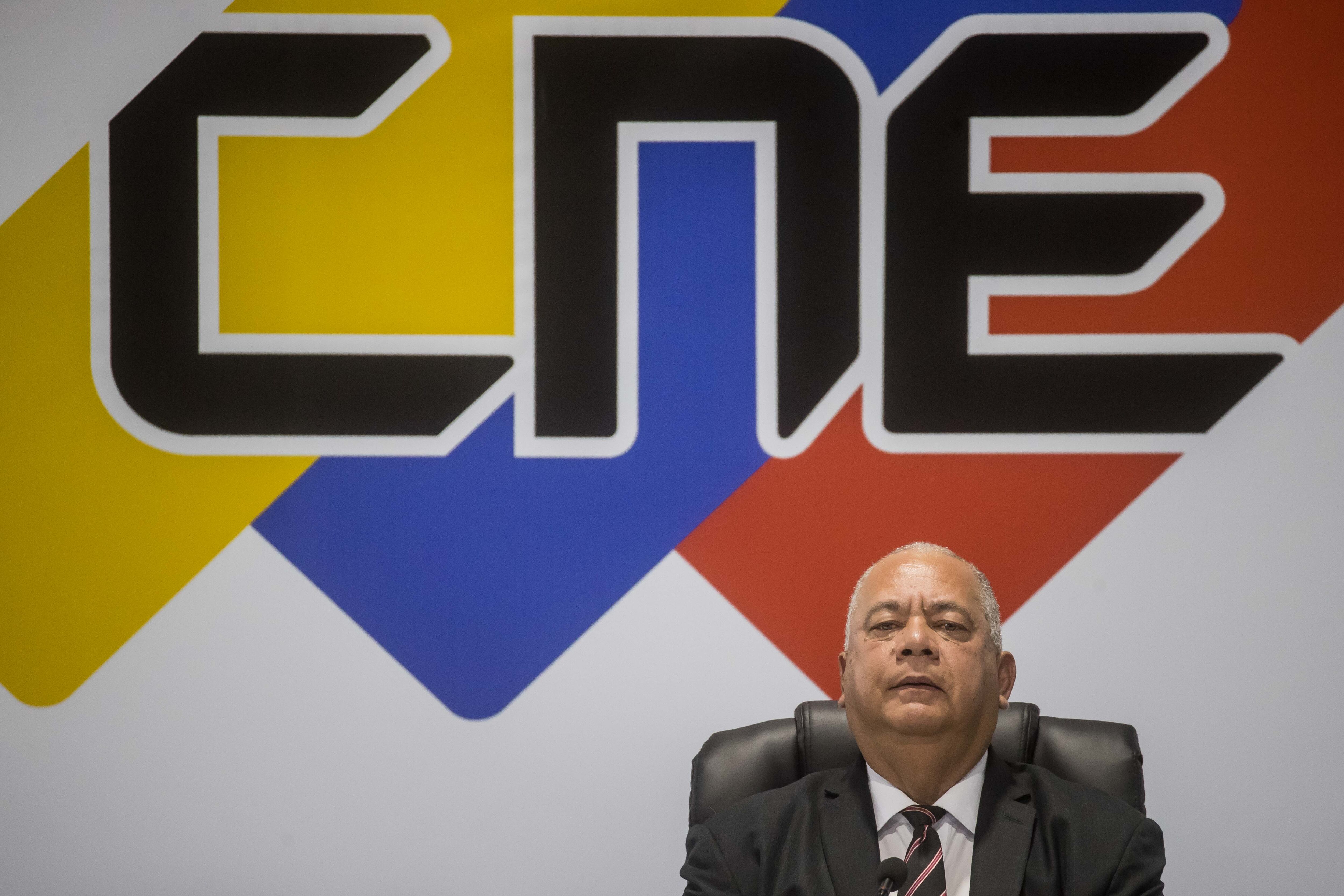 El presidente del Consejo Nacional Electoral (CNE) de Venezuela, Elvis Amoroso (EFE/ARCHIVO)
