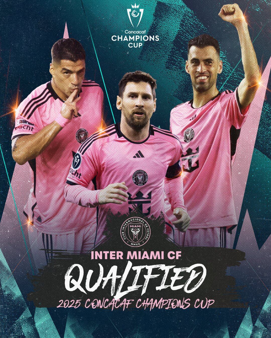 A cinco fechas para el final de la temporada regular de la MLS, el Inter Miami de Messi se clasificó a una copa internacional