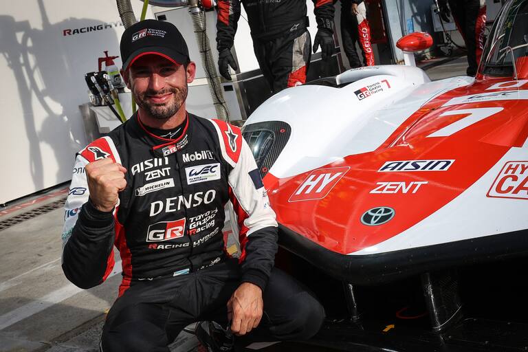 Pechito López con el Sport Prototipo de Toyota, marca con la que logró sus dos títulos en el Campeonato Mundial de Endurance (Prensa FIA WEC)